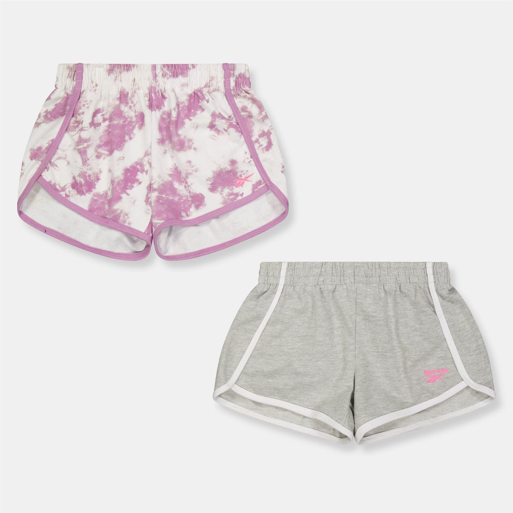 Reebok 2 Pack Tie Dye Bermuda Shorts