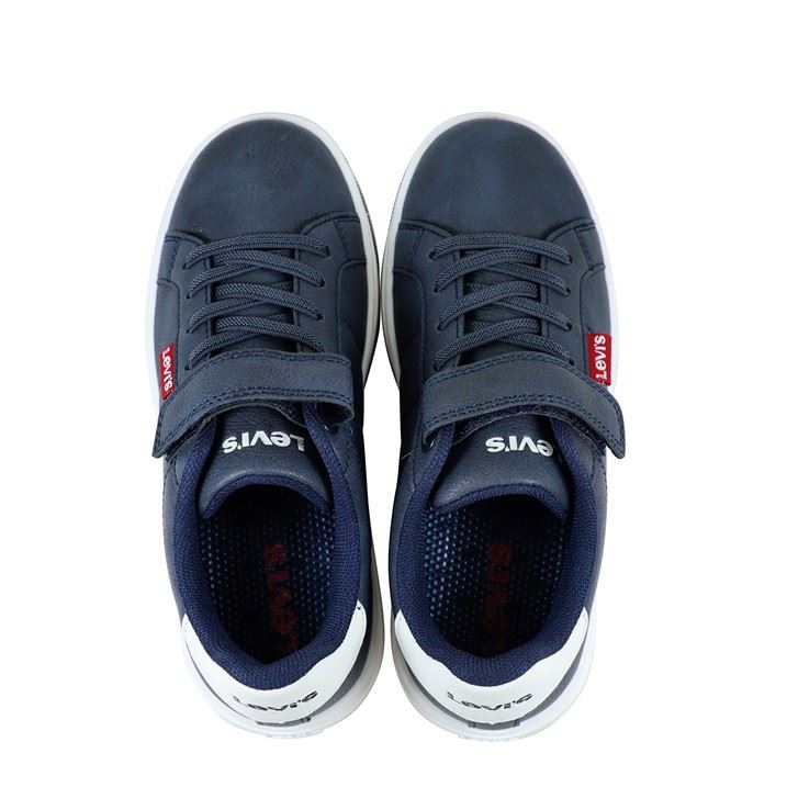 Levis Piper Jr Lace-Up Low Top Court Sneakers