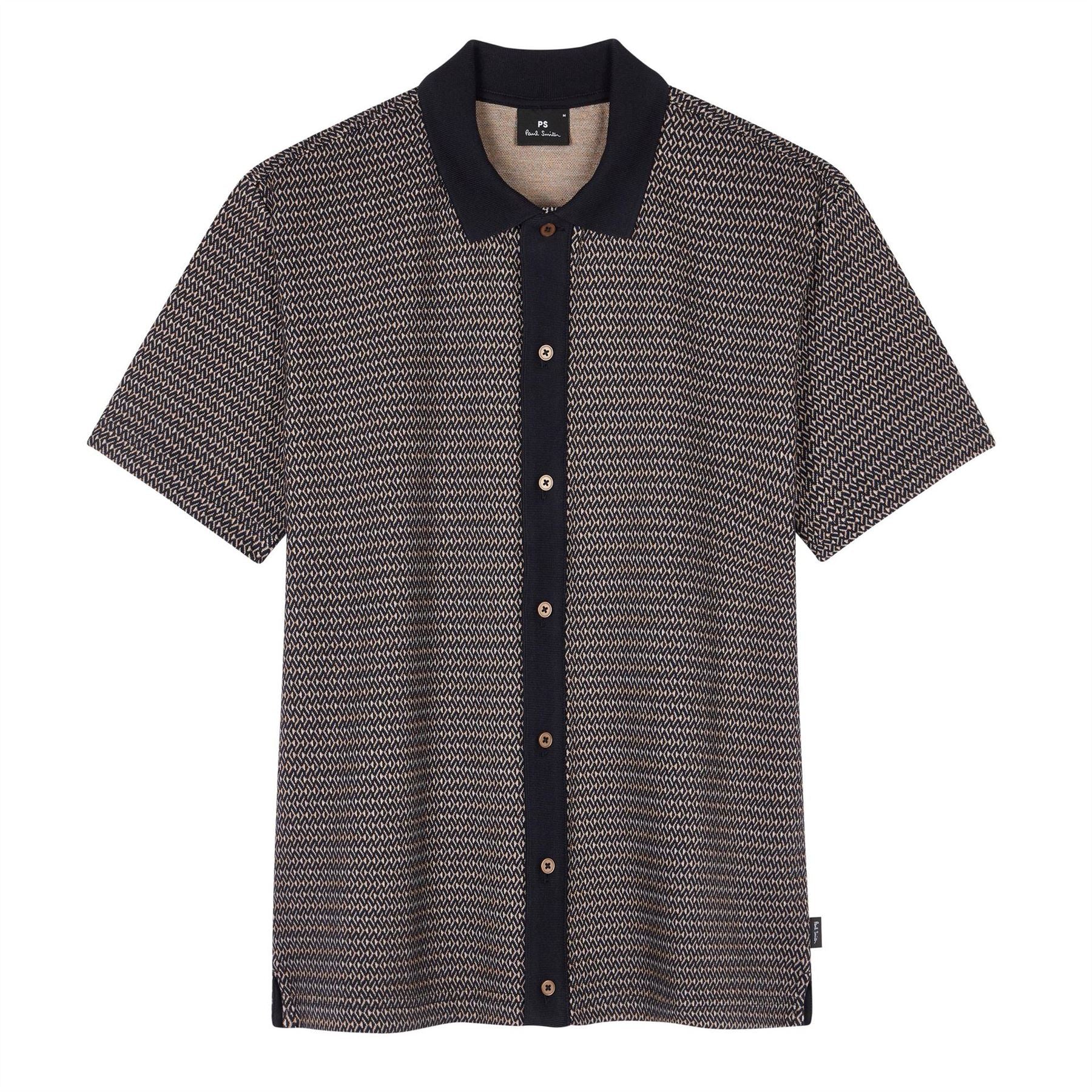 PS Paul Smith Regular Fit Point Collar Short Sleeve Shirt