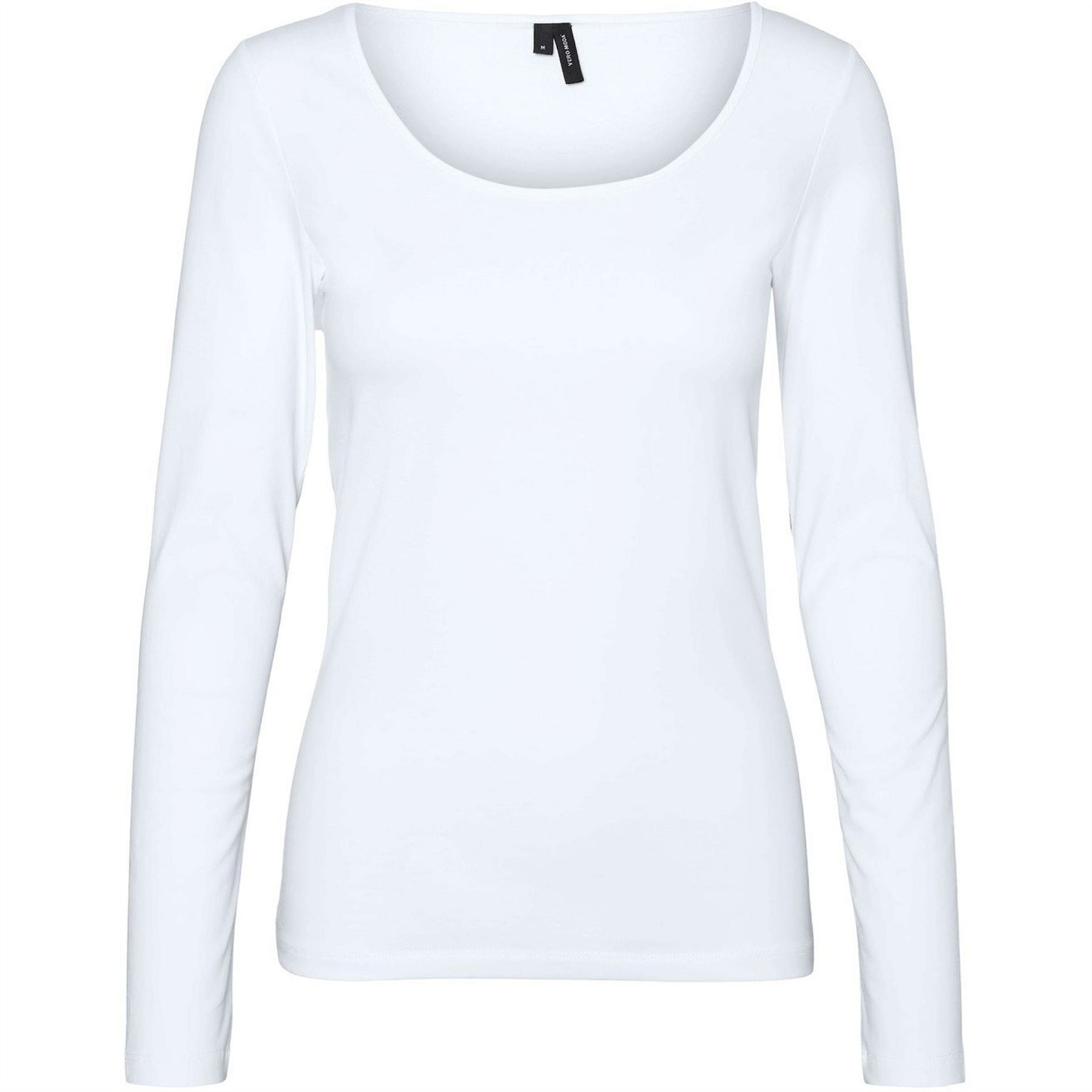 Vero Moda Scoop Neck Regular Fit Long Sleeve T-Shirt