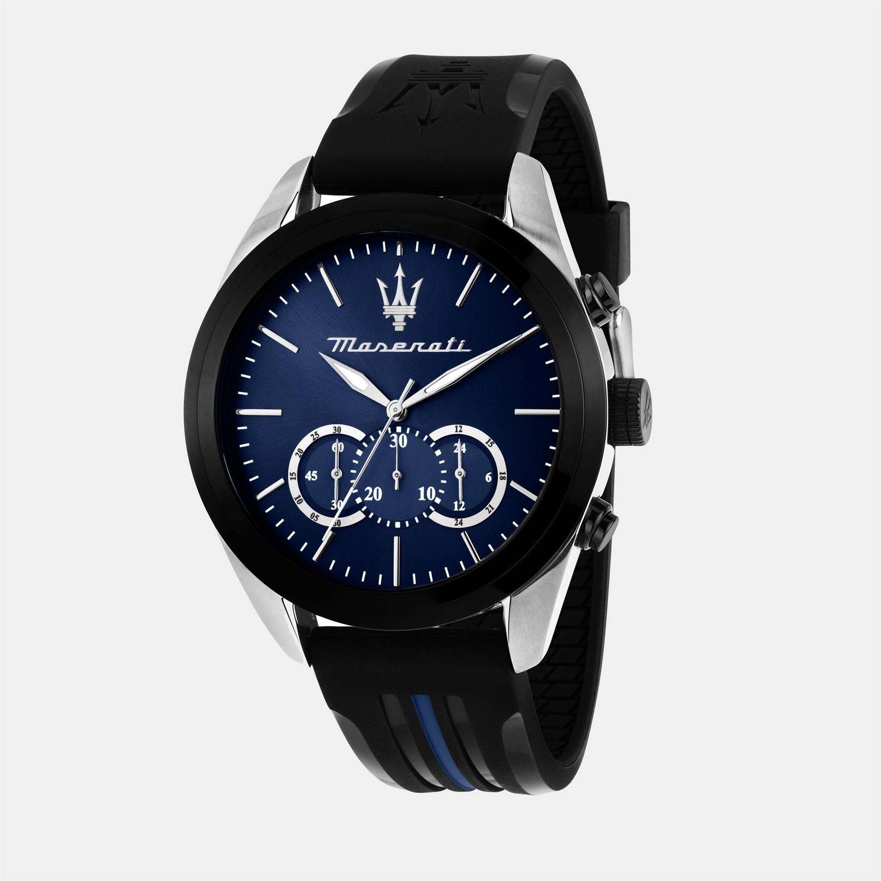 Maserati Traguardo Rubber Strap Analogue Watch
