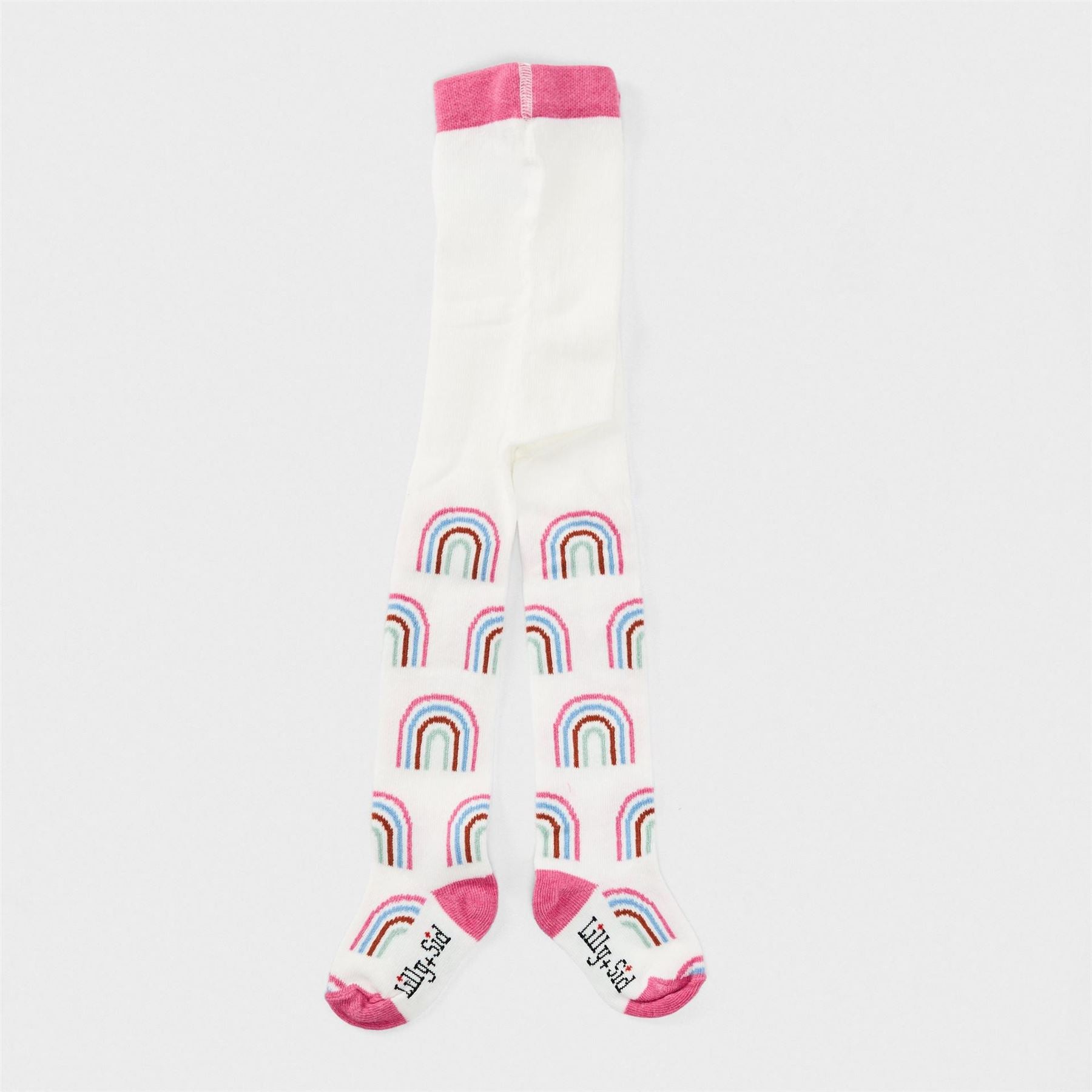 Lilly and Sid Rainbow Patterned Tights