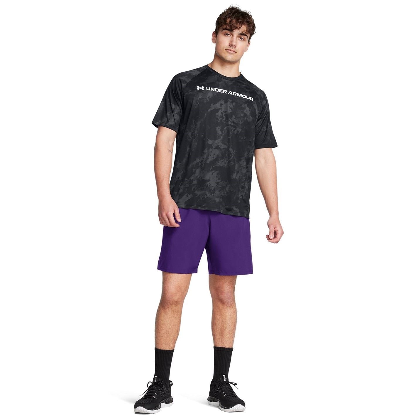 Under Armour Mens Armour Woven Graphic Shorts