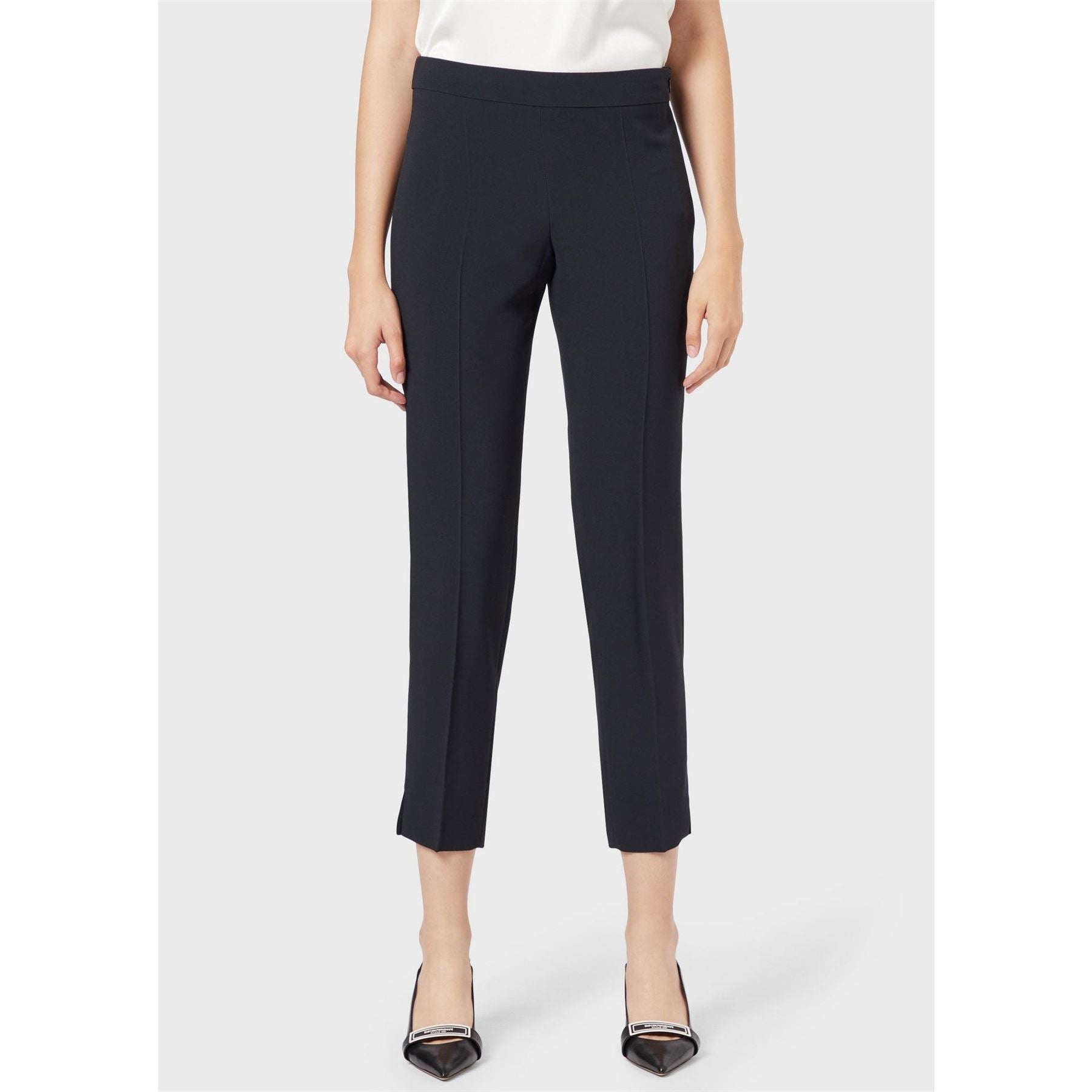 Emporio Armani Cropped Cigarette Trousers