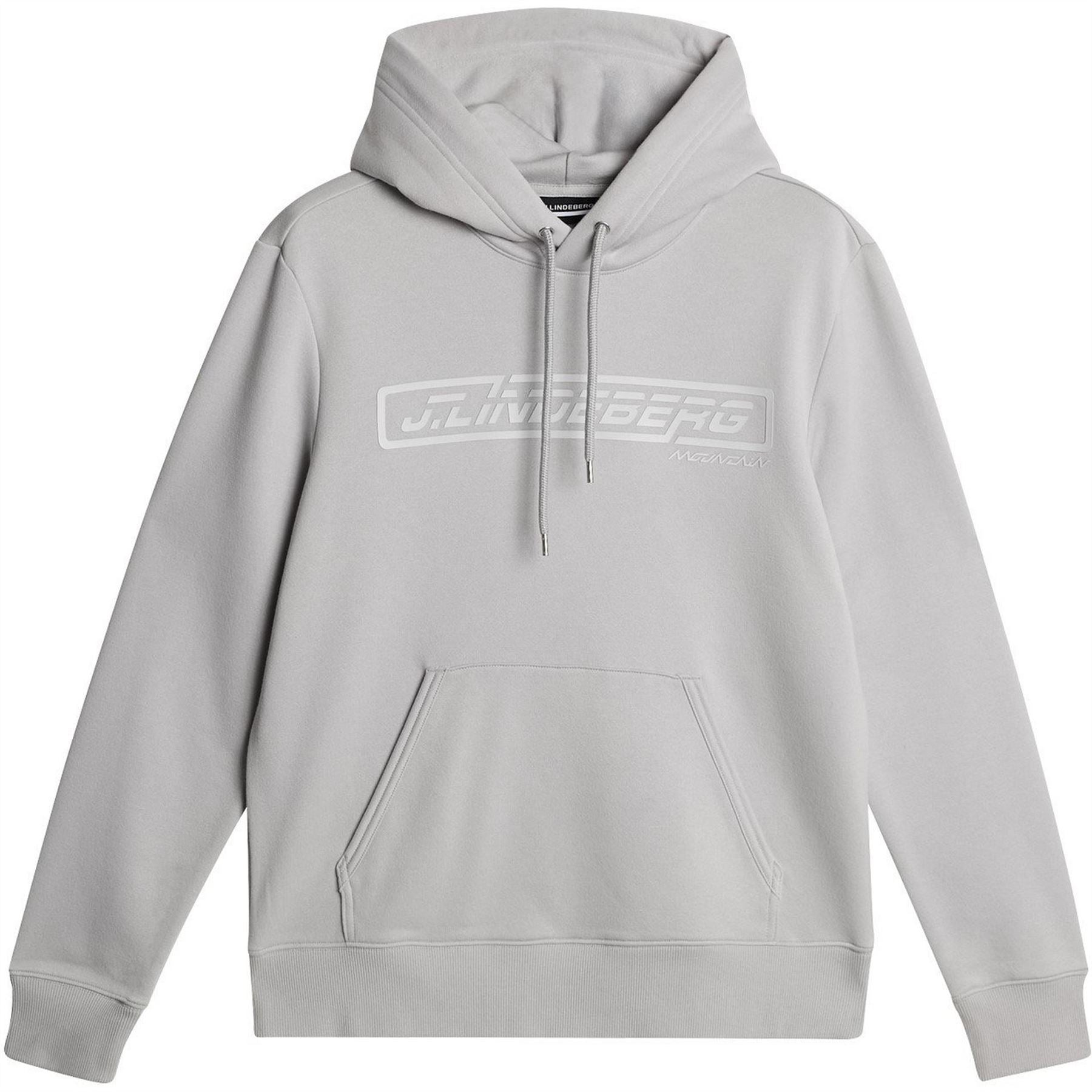J Lindeberg Lacoste Lettering Hooded Neck Long Sleeve Sweatshirt