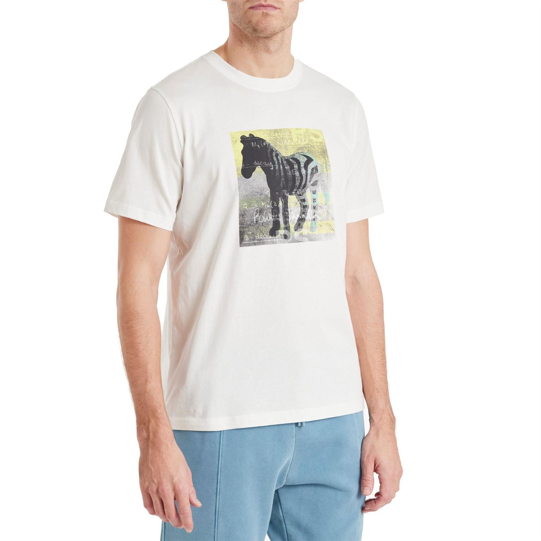 PS Paul Smith Zebra Square Crew Neck Regular Fit T-Shirt