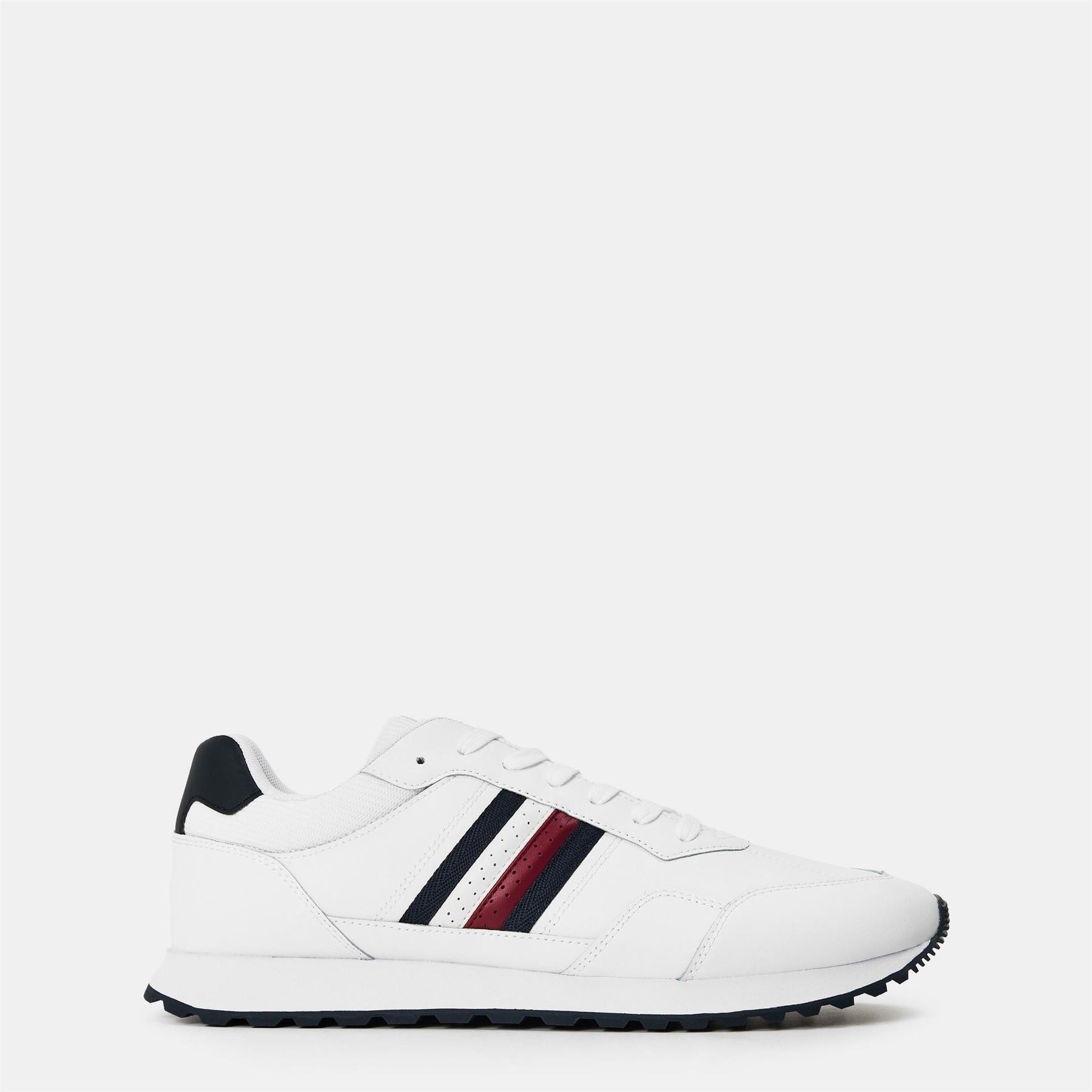 Tommy Hilfiger Eva Runner Lace Up Stripe Patterned Low Top Sneakers