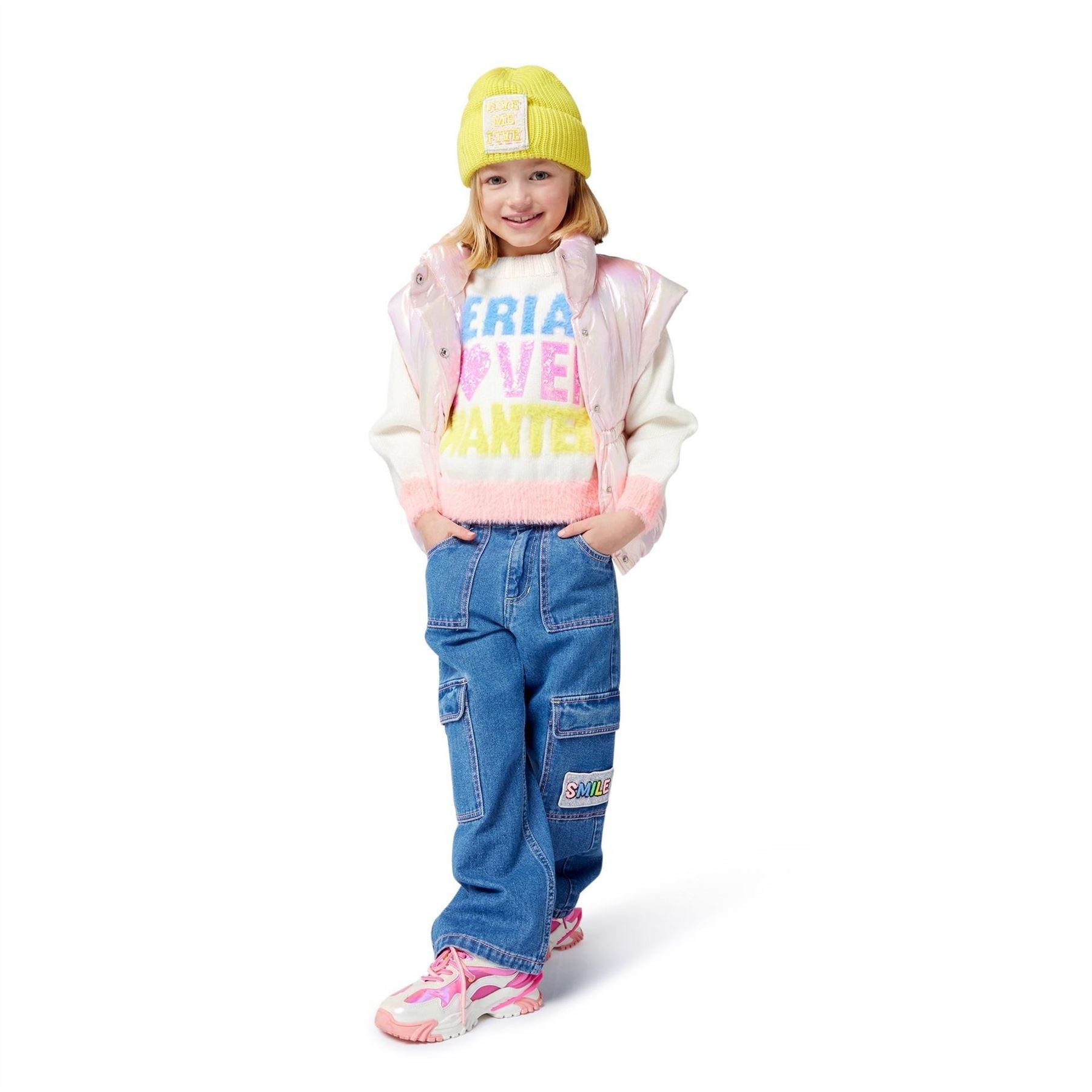Billieblush Knitted Crew Neck Jumper
