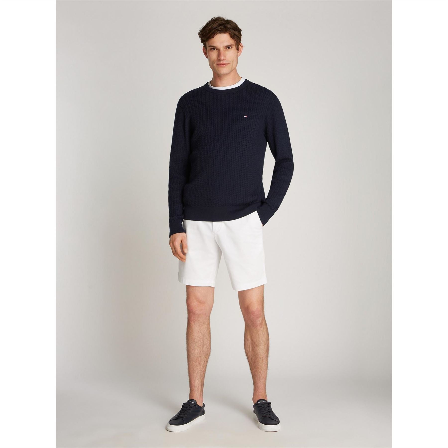 Tommy Hilfiger Regular Fit Crew Neck Long Sleeve Sweater