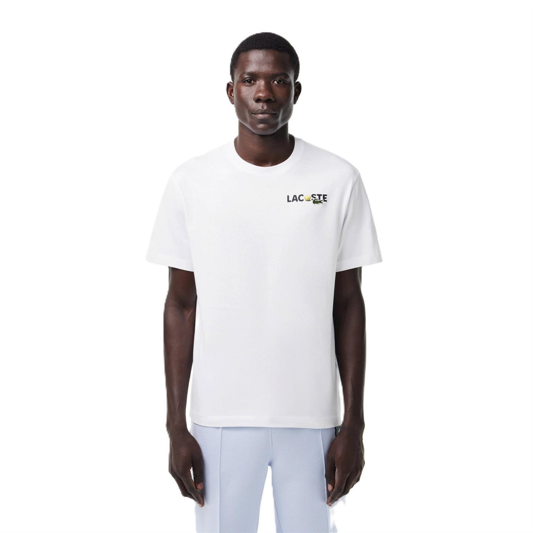 Lacoste Graphic Print Regular Fit Crew Neck T-Shirt