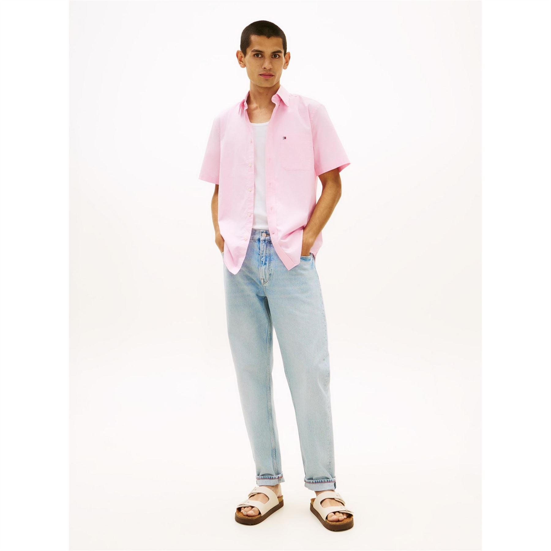 Tommy Hilfiger Short Sleeve Plain Shirt