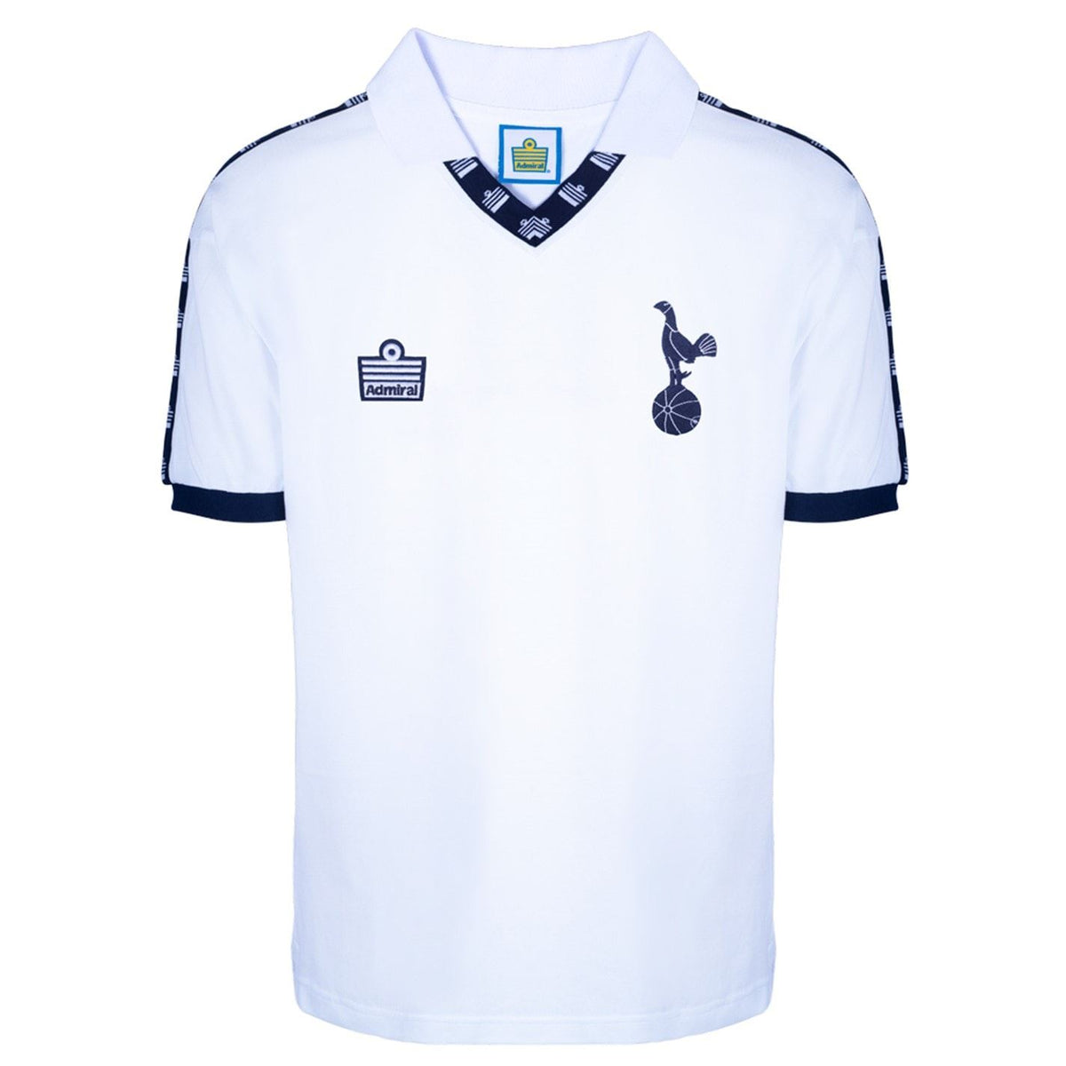 Score Draw Tottenham Hotspur 1978 Admiral Retro Home Shirt Adults