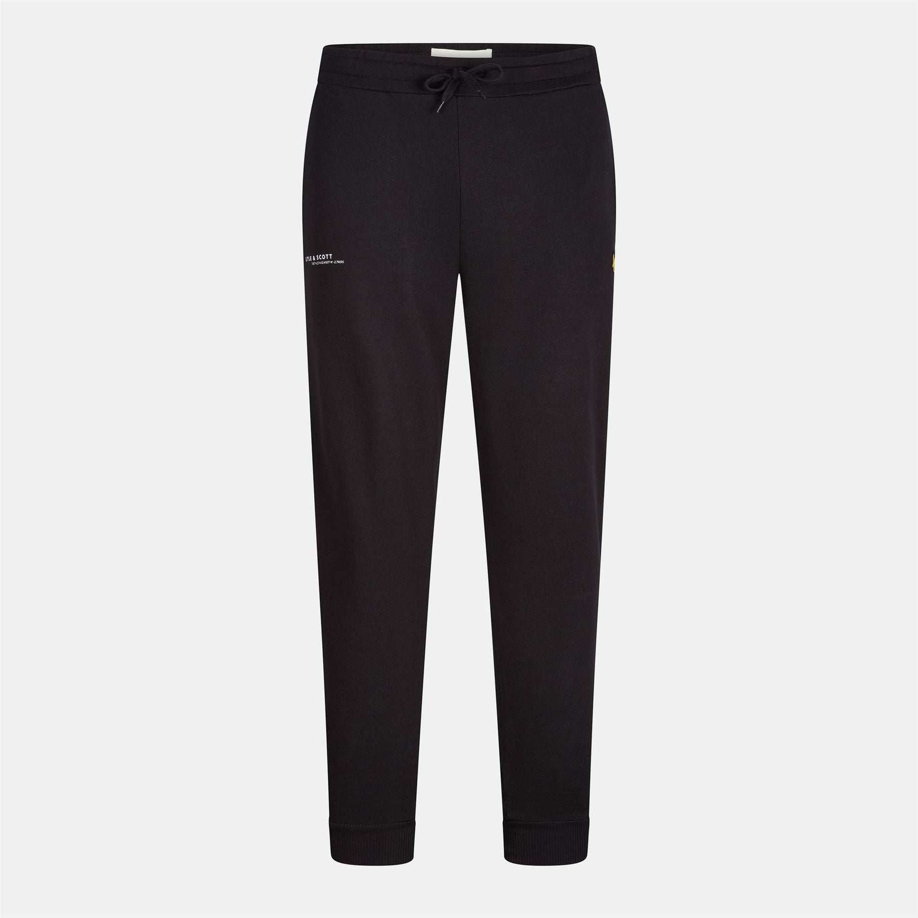 Lyle and Scott Logo Closed Hem Fleece Joggers