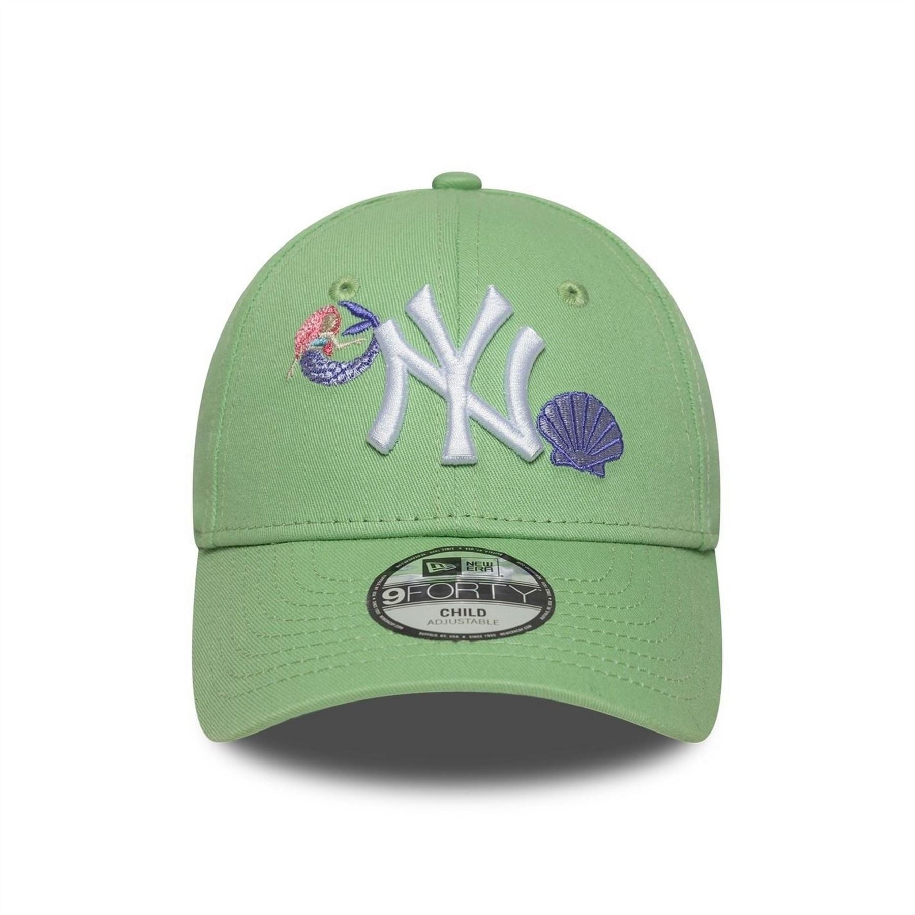 New Era Curved Bill Adjustable Cap With 9 Forty Logo