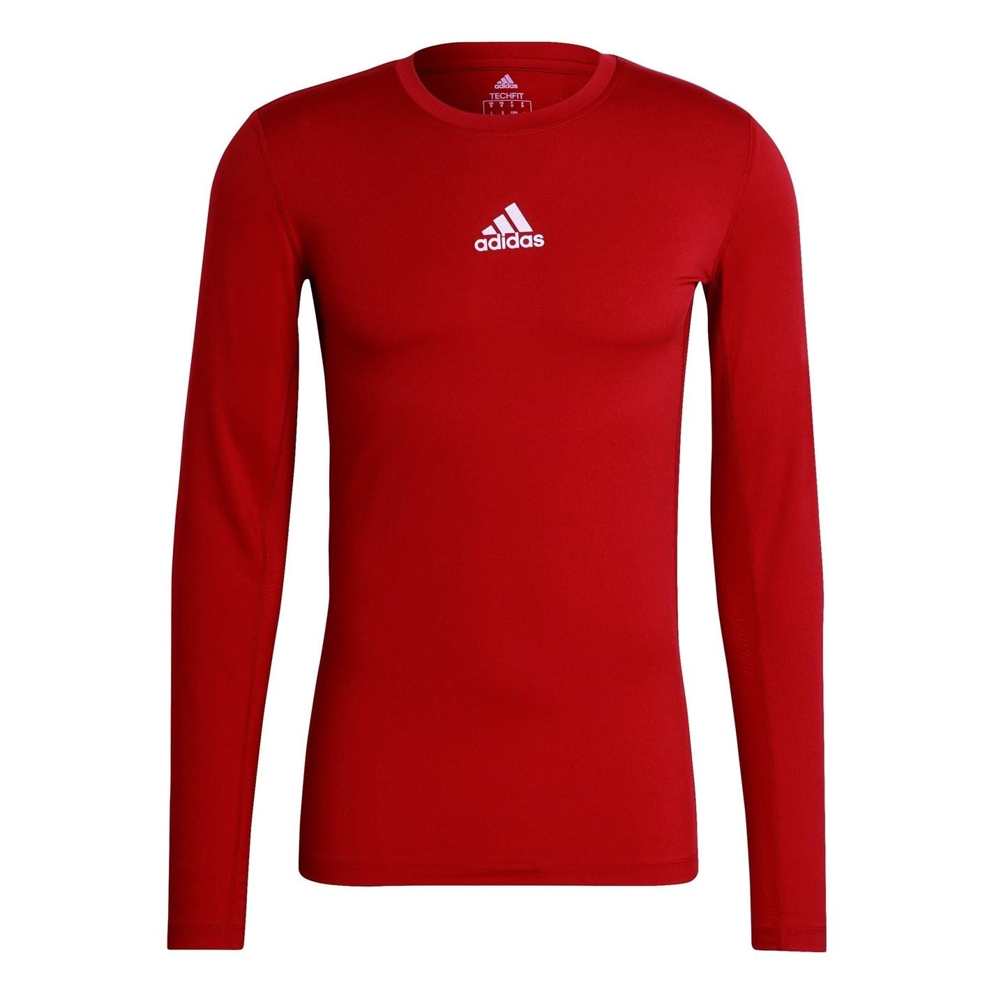adidas Slim Fit Crew Neck Long Sleeve T-Shirt