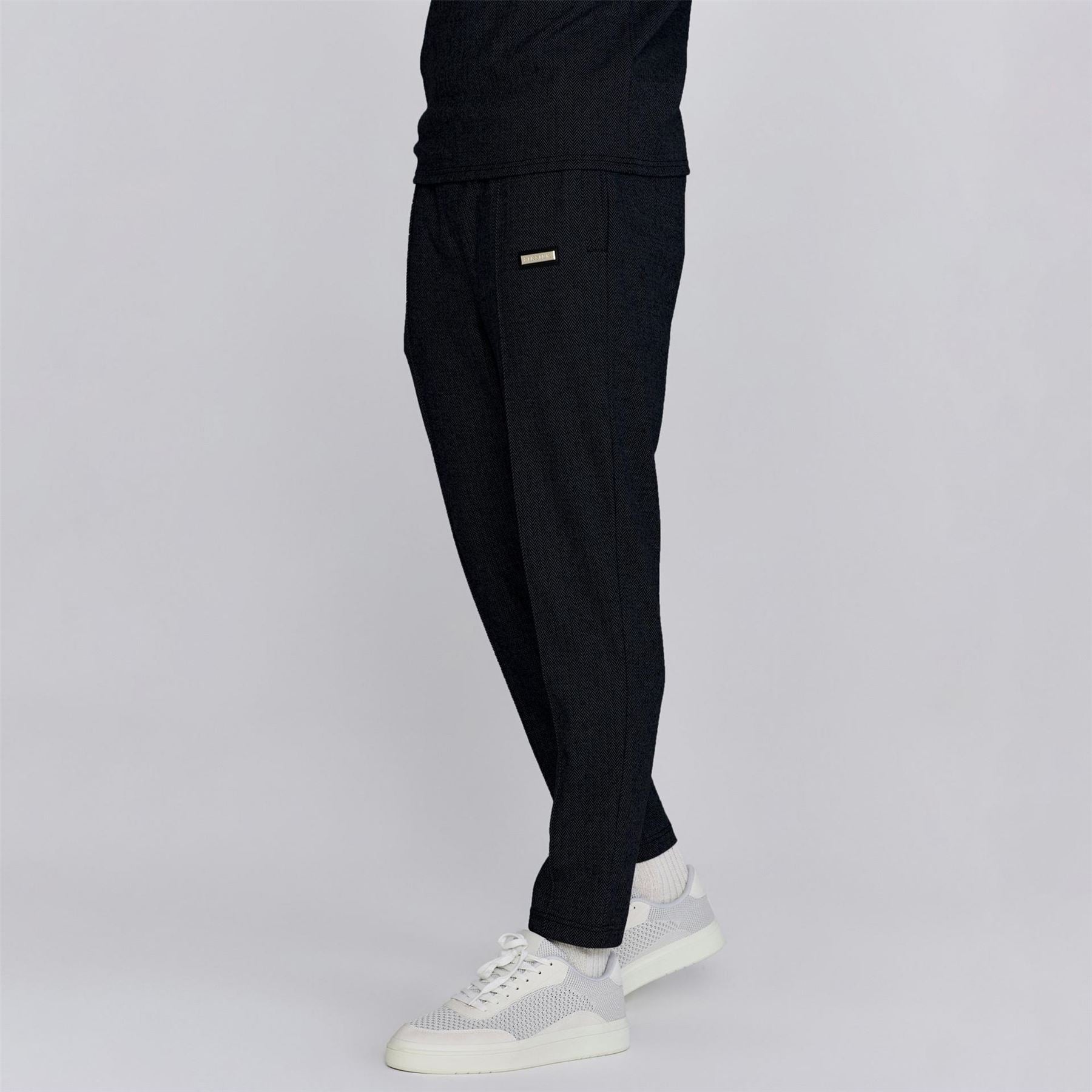 SikSilk Smart Houndstooth Straight Leg Joggers