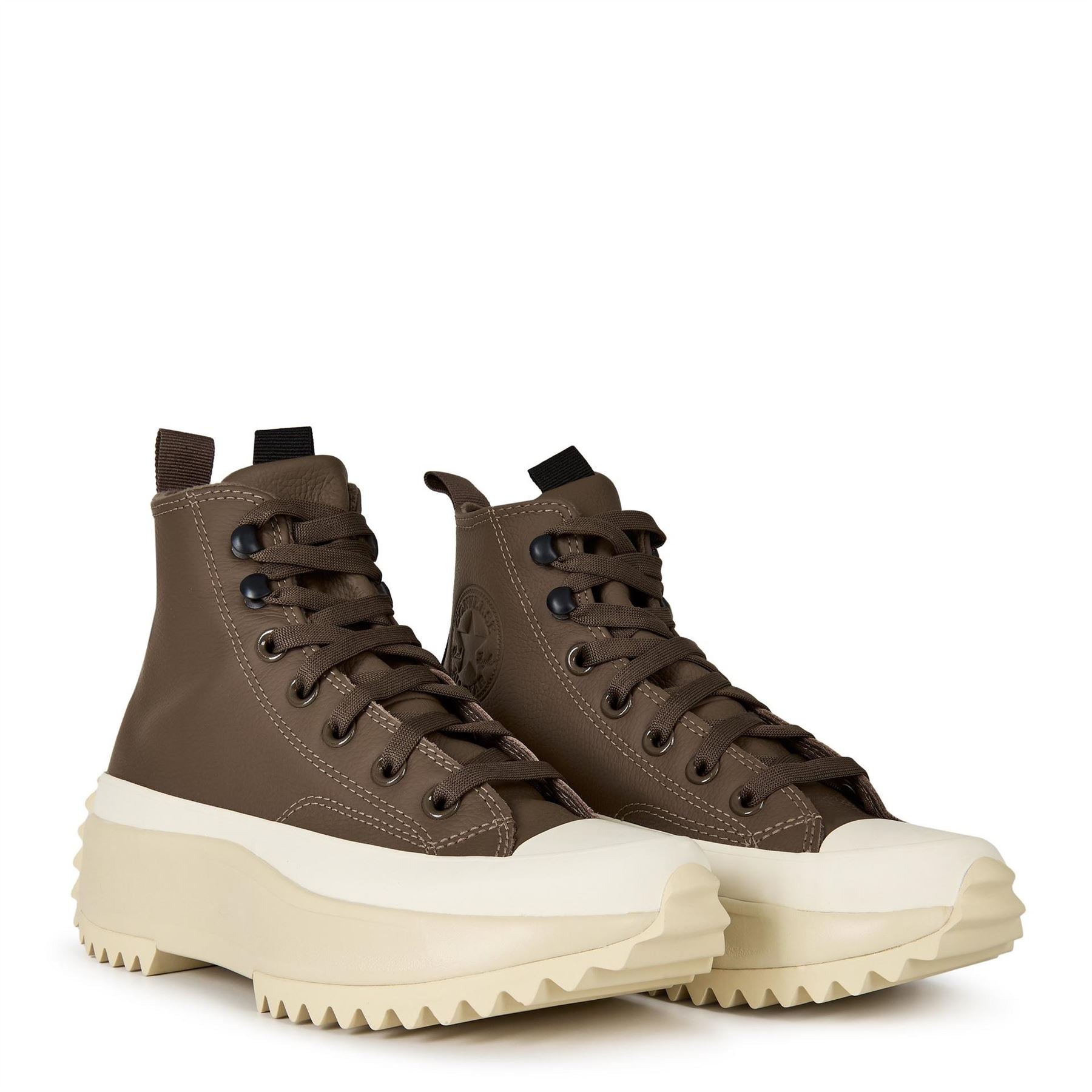 Converse Cl Run Star Hike Platform Canvasas High Top Trainers