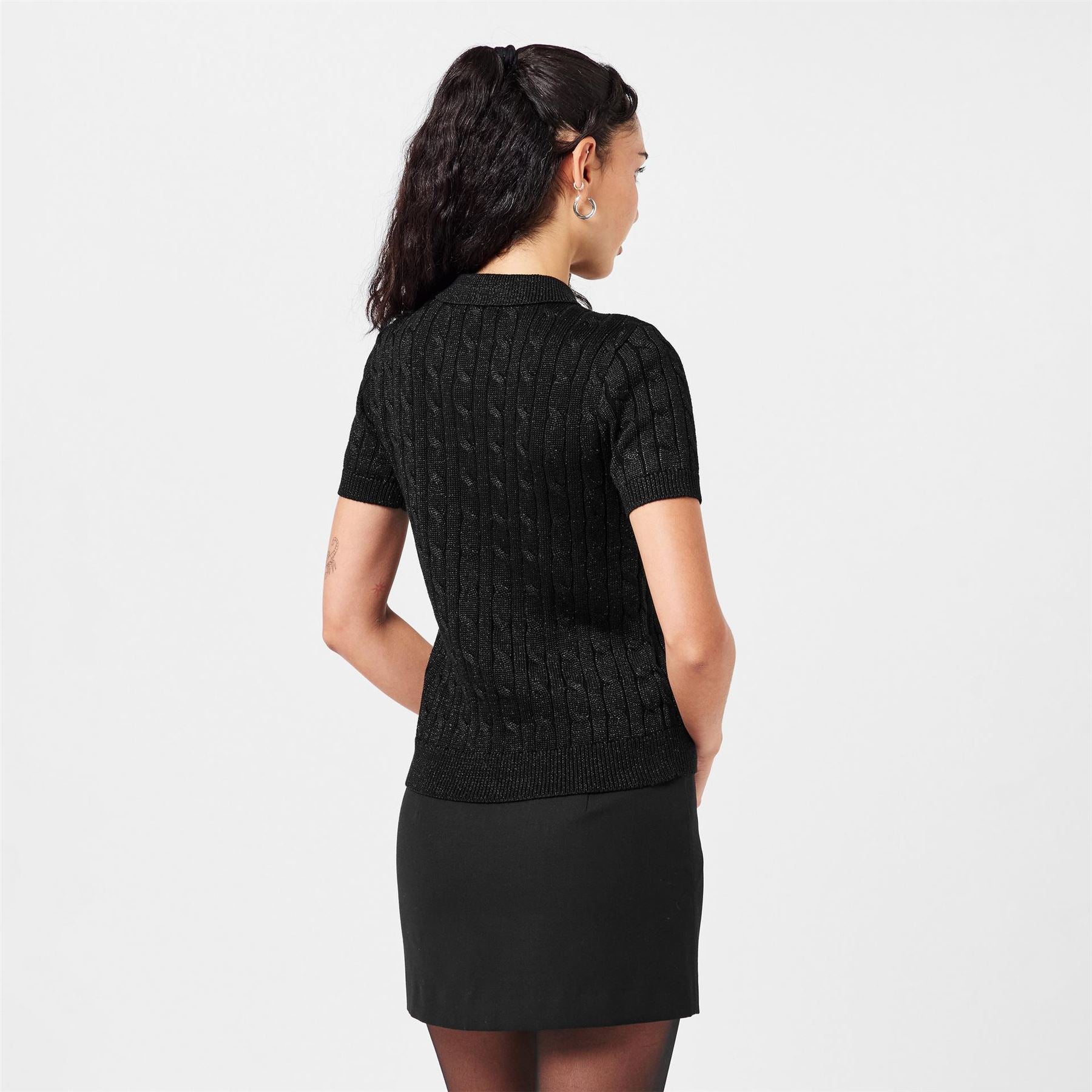 Lauren by Ralph Lauren Collared Neck Short Sleeve Regular Fit T-Shirt