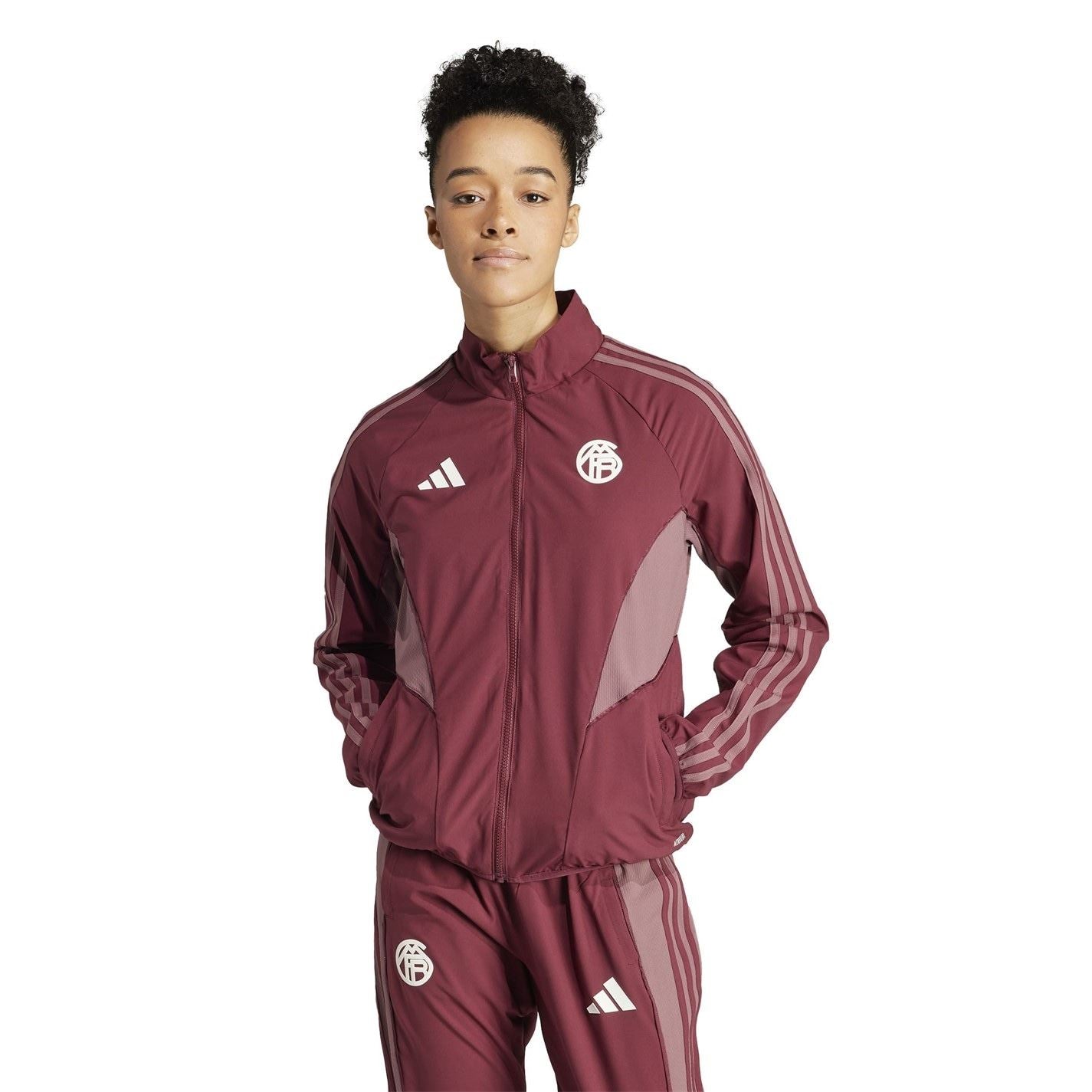 adidas Womens Bayern Munich Anthem Jacket 2024 2025