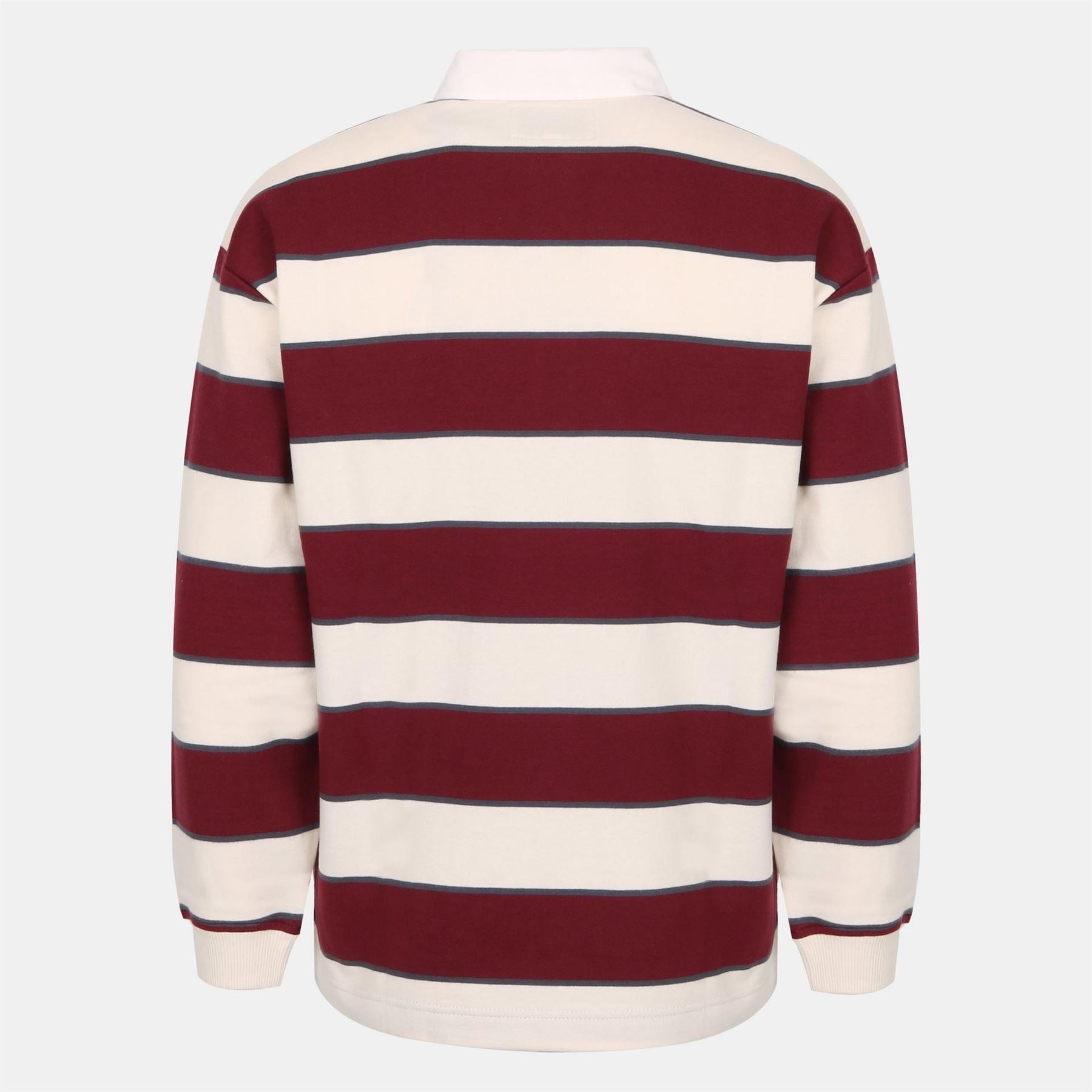 Jack Wills Cotton Polo Neck Long Sleeve Oversized Fit T Shirt