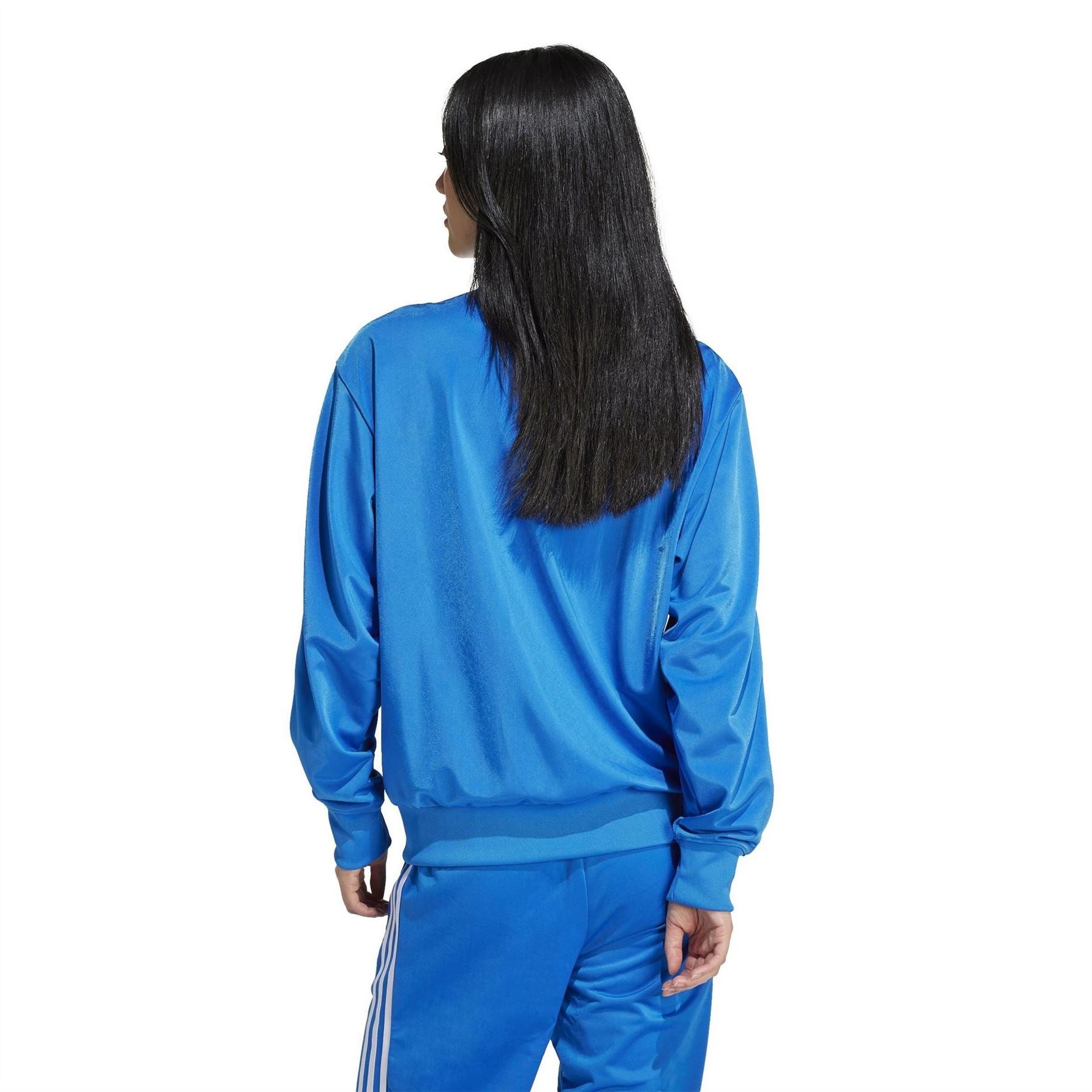 adidas Originals Firebird Three Stripes High Neck Ribbed Cuff Track Jacket
