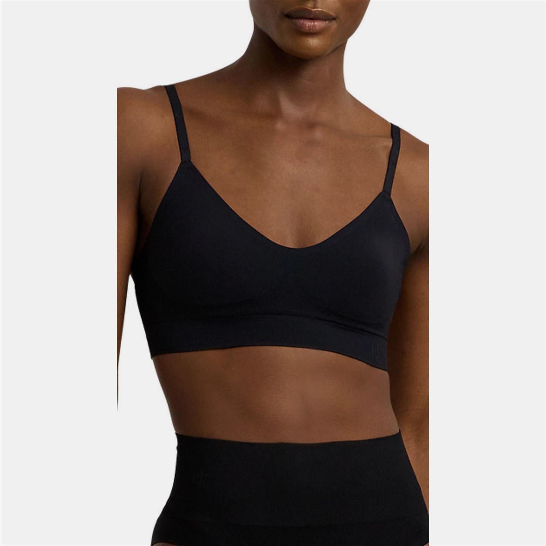 Lauren by Ralph Lauren Unlined Wire Free Seamless Scoop Bralette