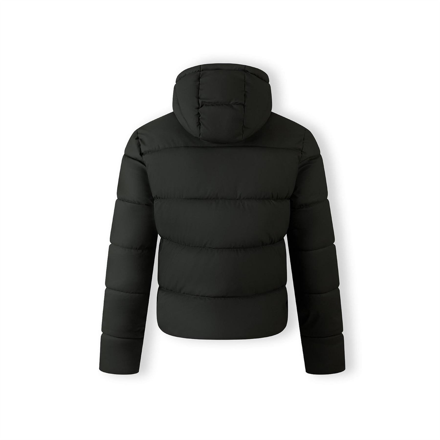 Minoti Men Padded Jacket With Hood Zip Pockets Khaki