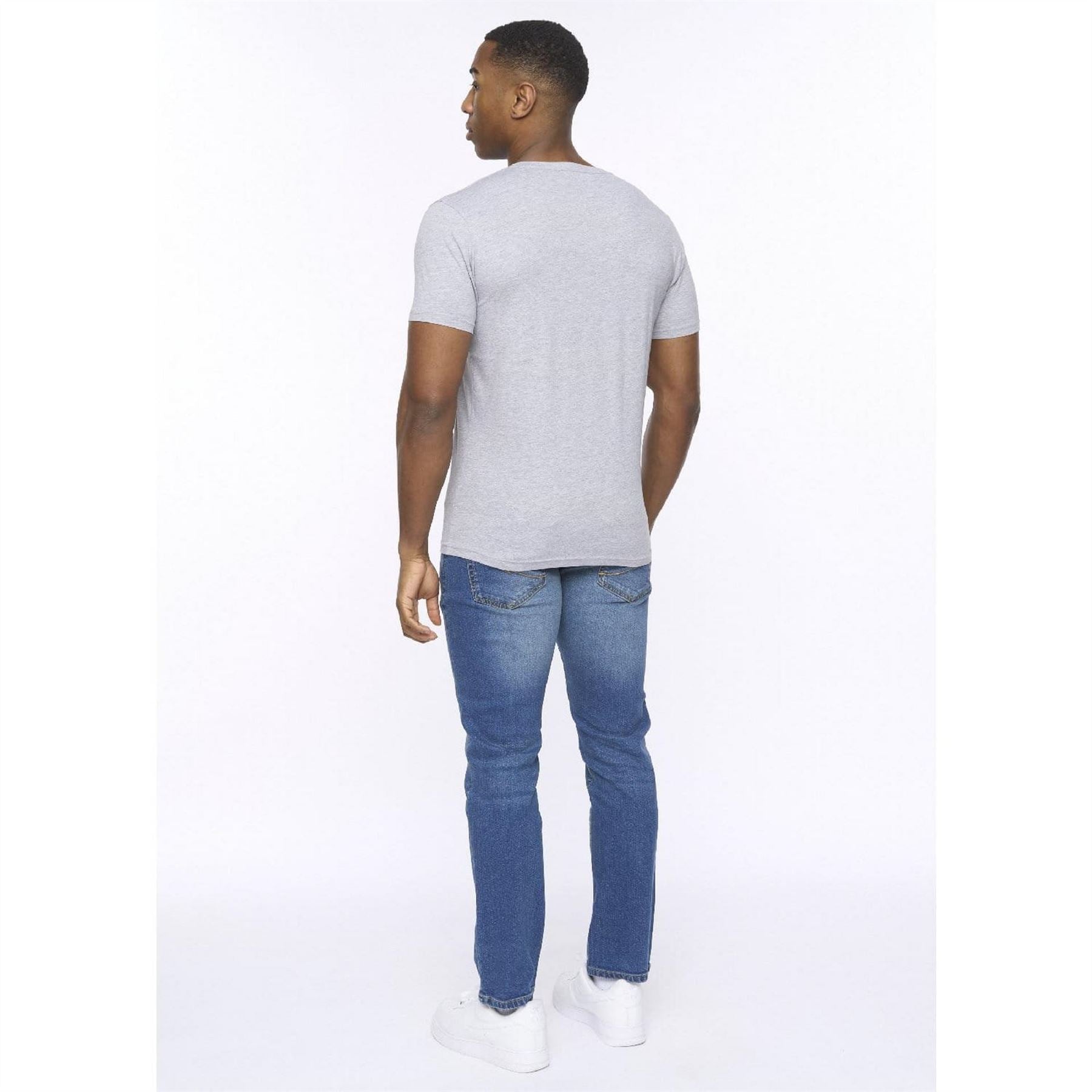 Crosshatch Pack Of Basic Standard T-Shirts