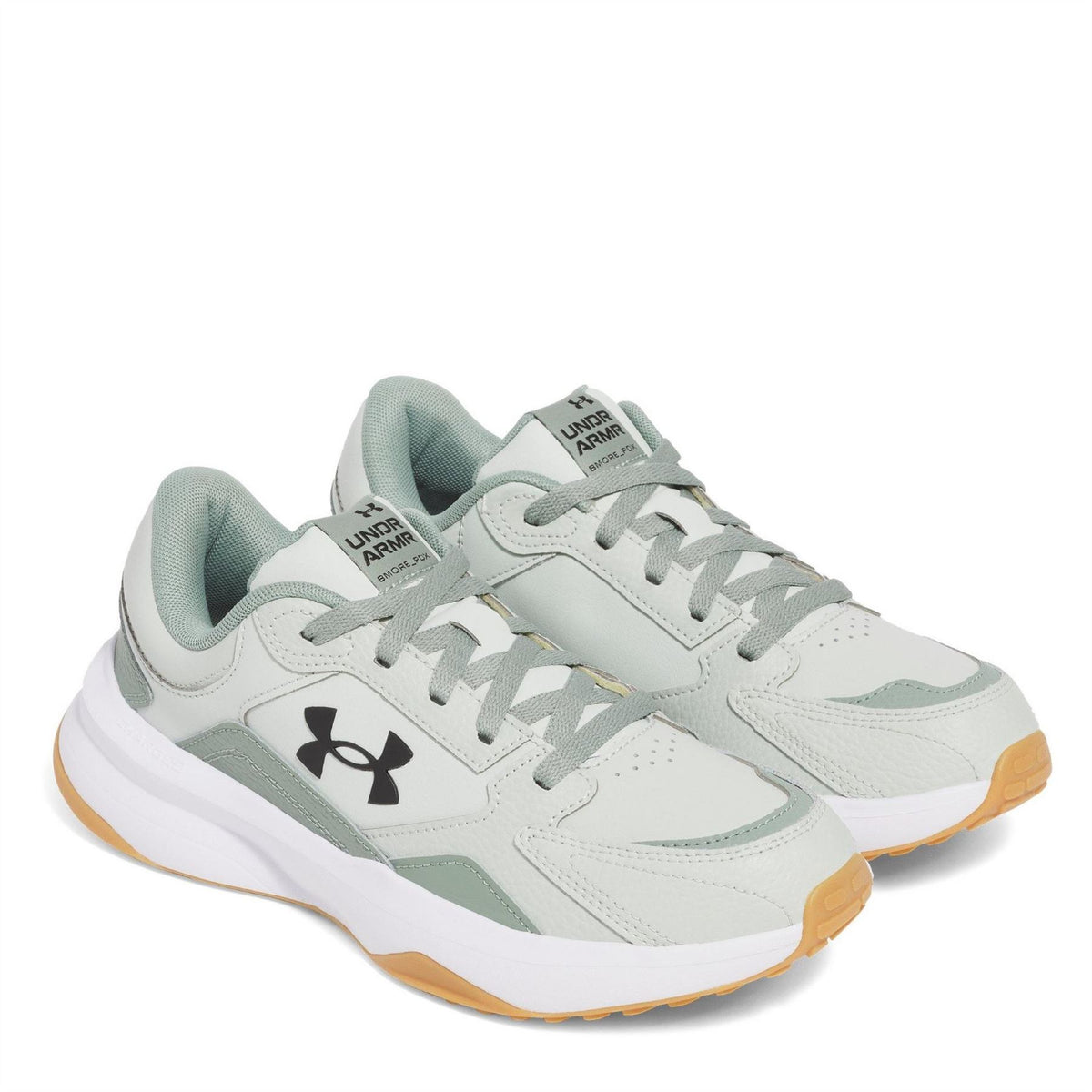 Under Armour Edge Leather Low Top Lace-Up Sneakers