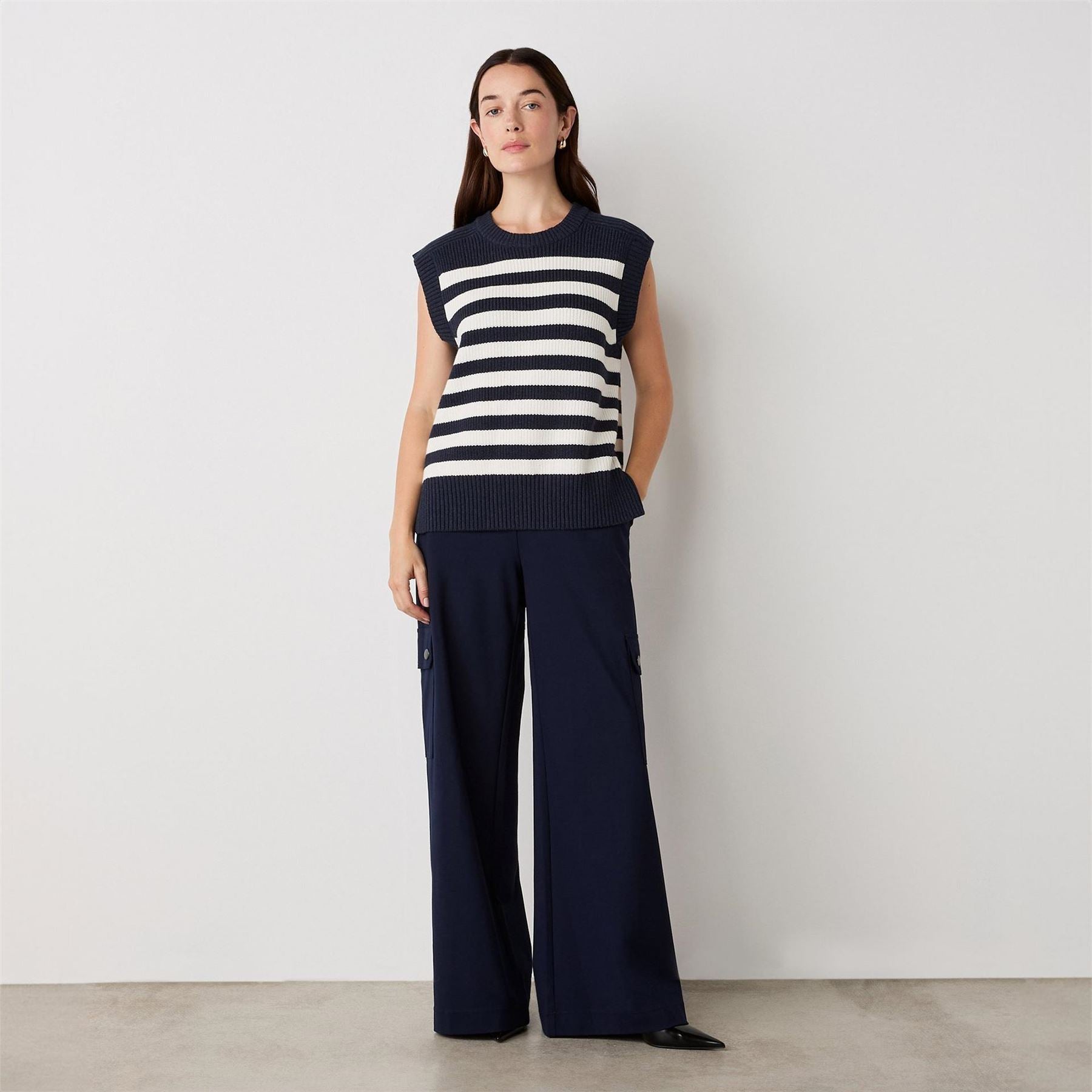 Finery Lexi Horizontal Stripe Gilet
