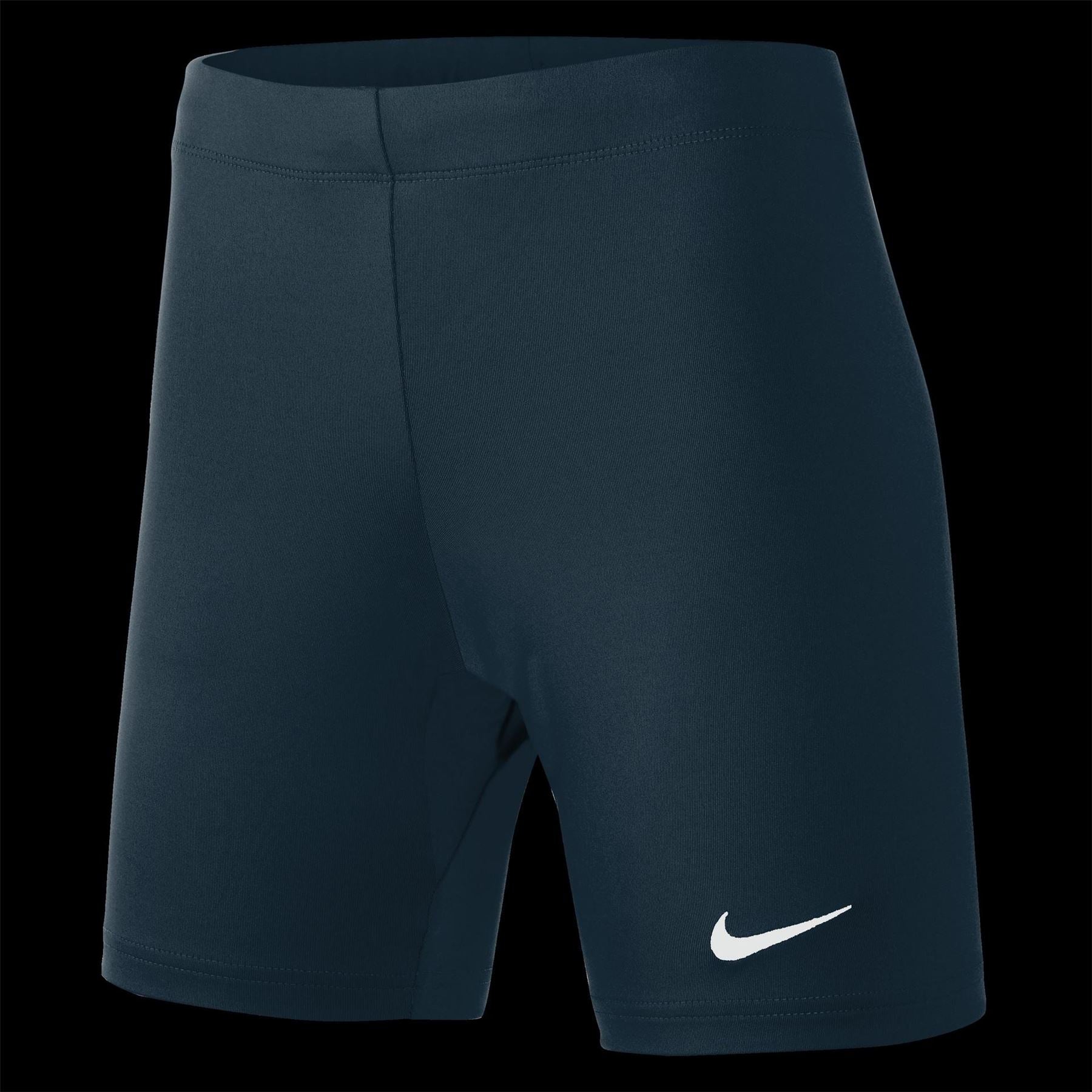 Nike Solid Patterned Compression Shorts with Logo