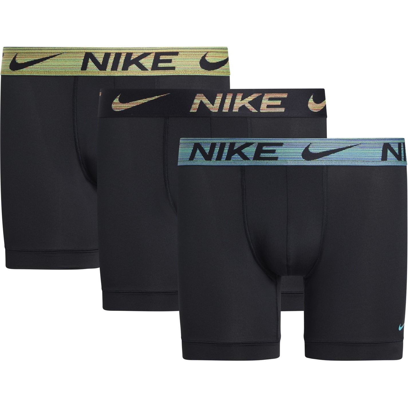 Nike Mens 3 Pack Dri Fit Boxer Shorts