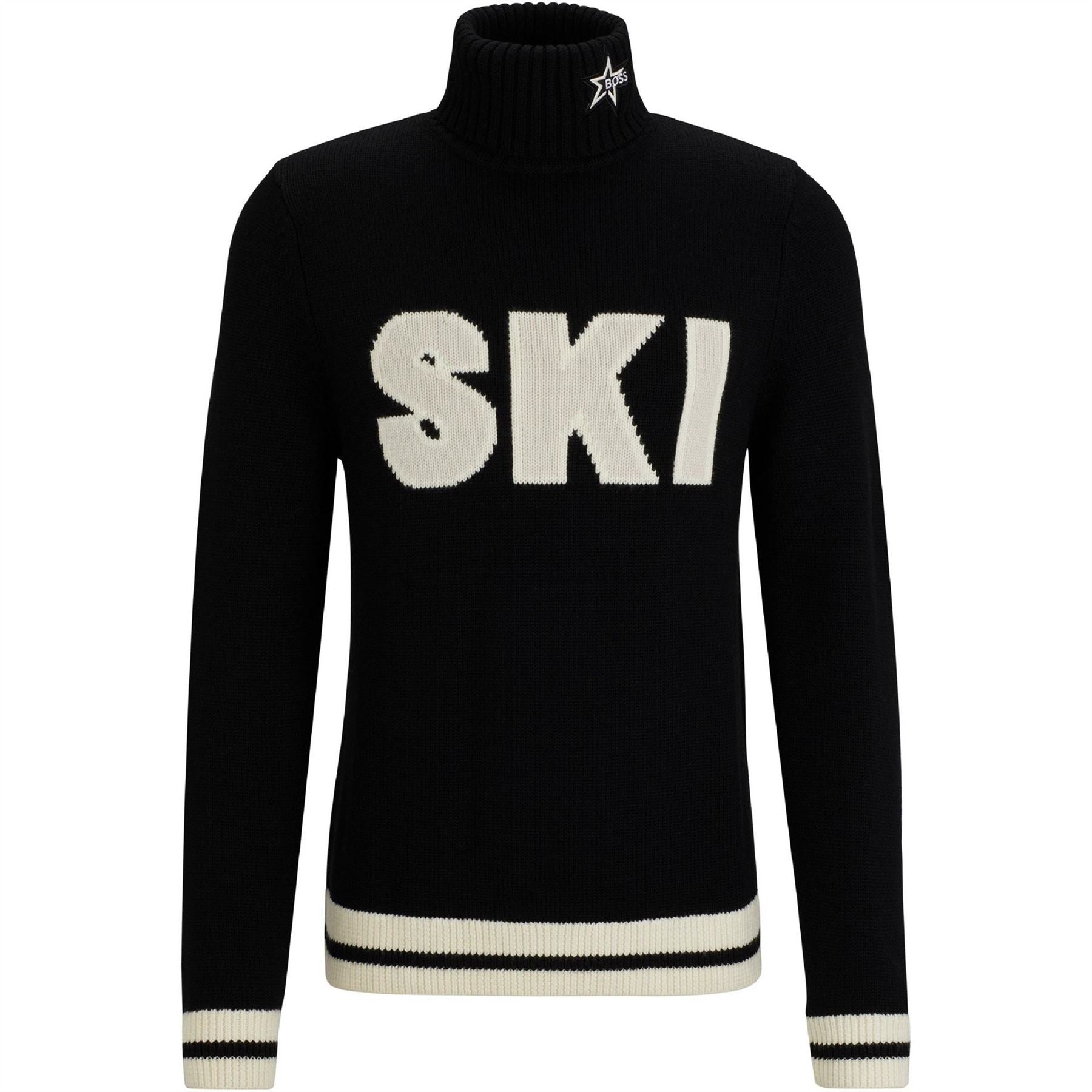 Boss Turtle Neck Long Sleeve Regular Fit Sweater