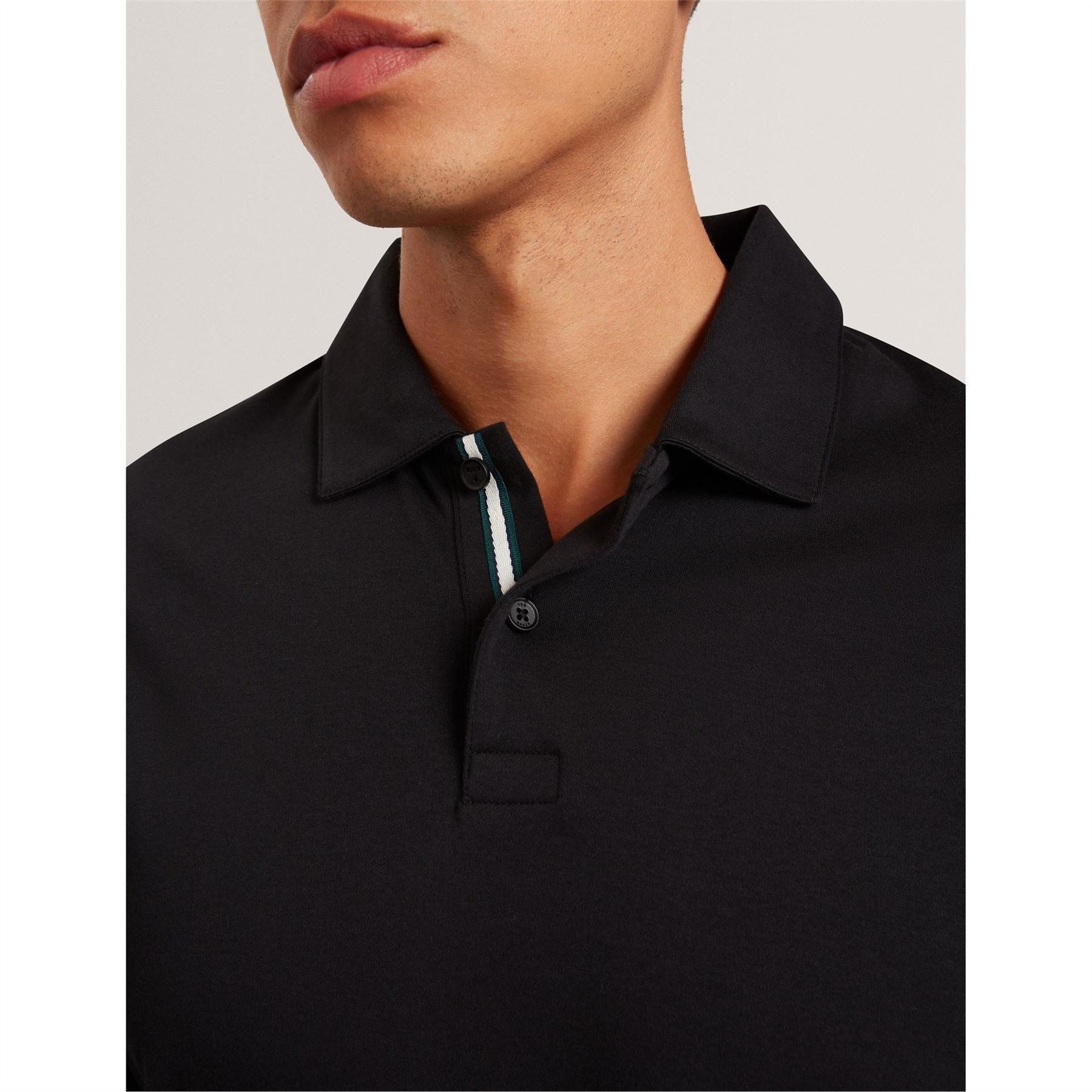 Ted Baker Mercerised Collared Neck Short Sleeve Polo Shirt