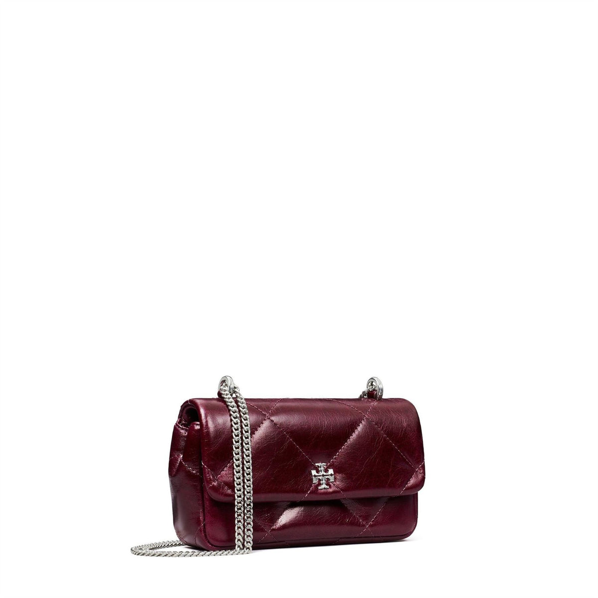 Tory Burch Kira S Diamond Geometric Crystal Baguette Bag