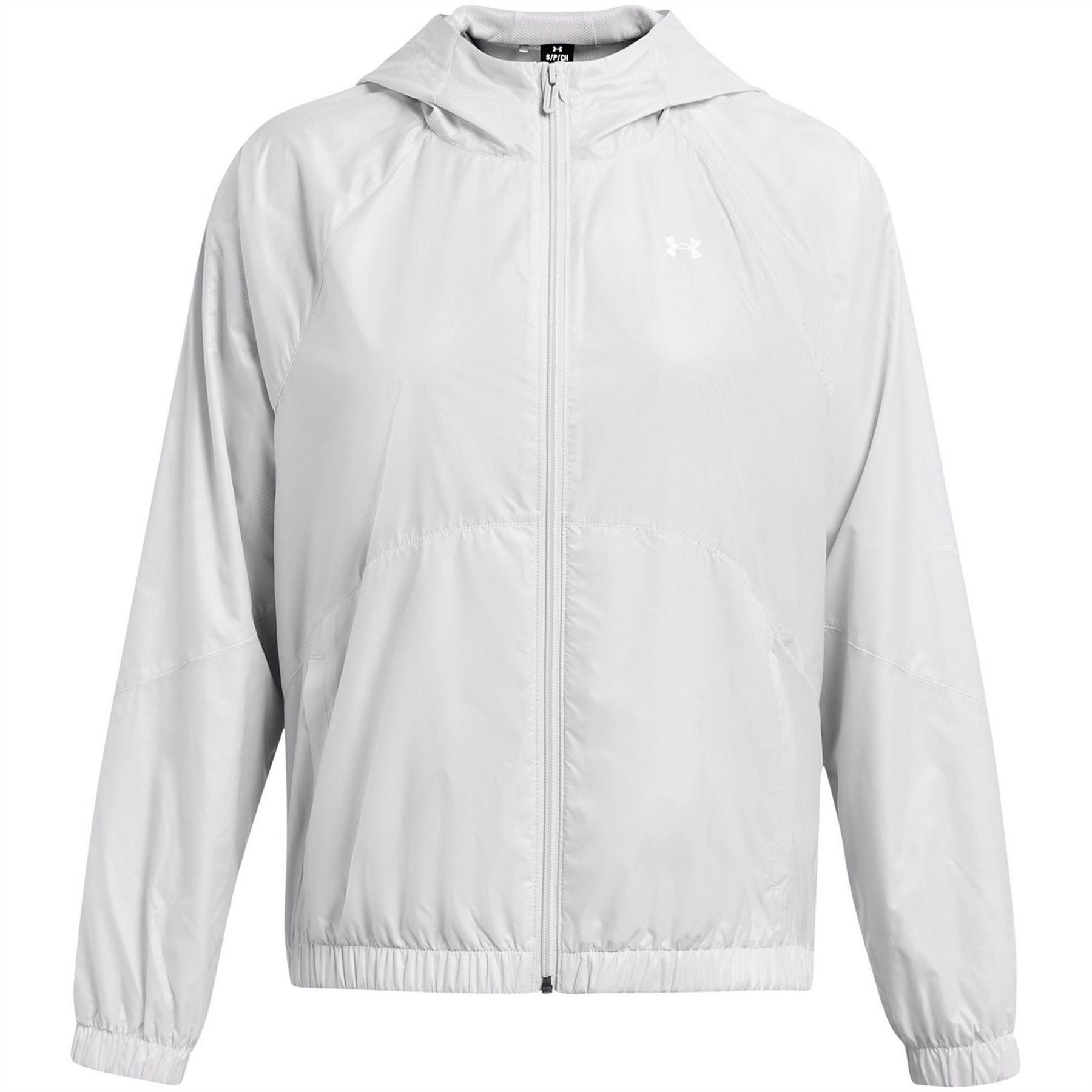 Under Armour Rival Sport Water Resistant Wind Resistant Long Sleeve Hooded Oversized Fit Windbreaker
