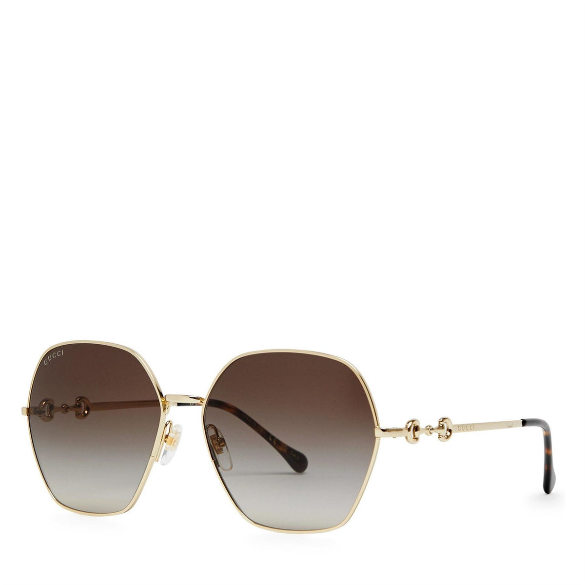 Gucci F Hexagonal Metal Frame