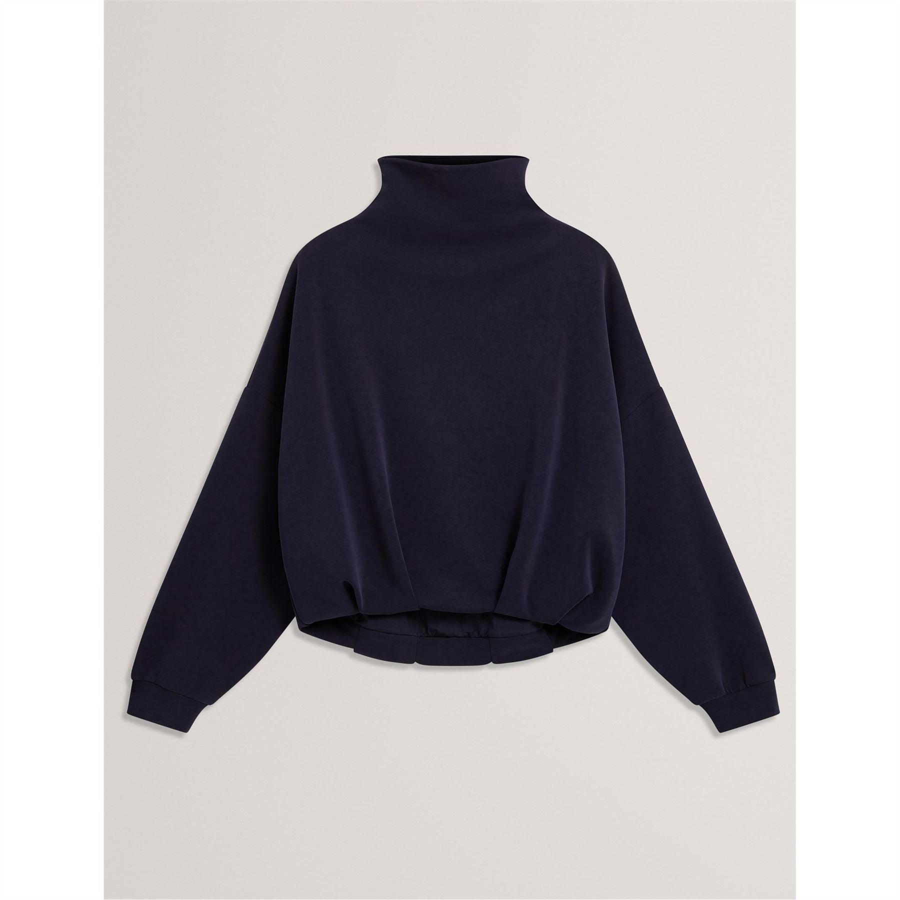 Ted Baker Funnel Neck Drop Shoulder Long Sleeve Sweatshirt