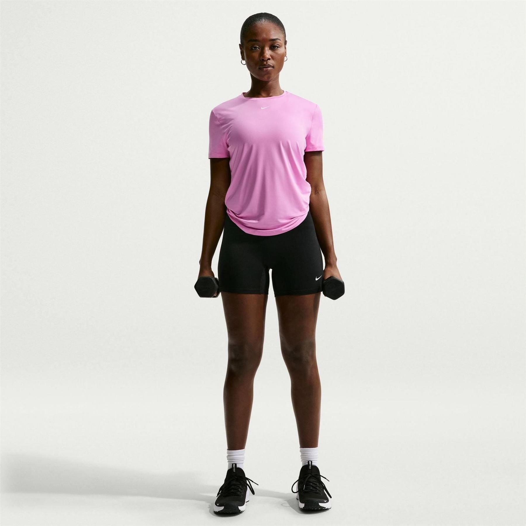 Nike Womens Dri Fit One Standard Fit Short Sleeve Top