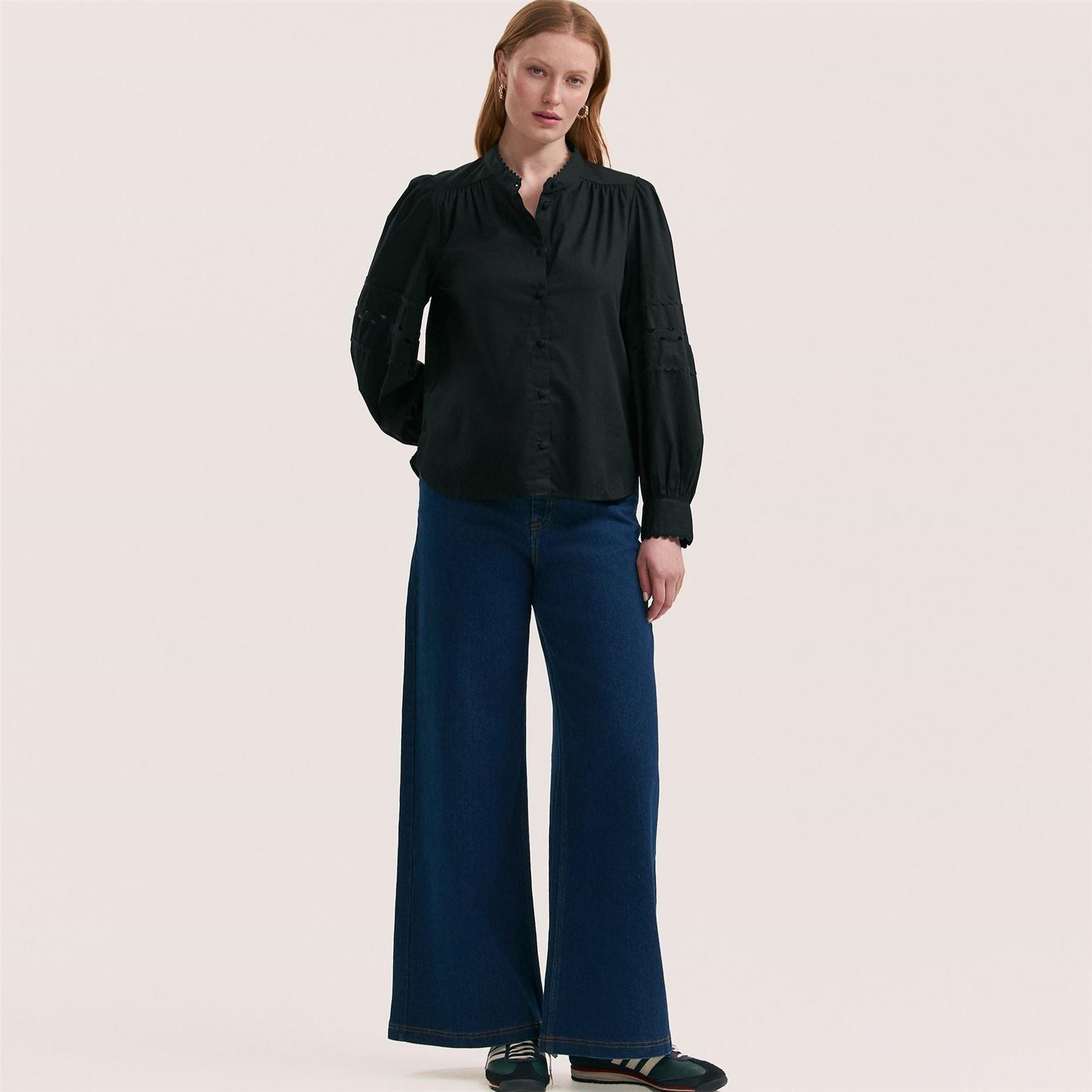Finery Relaxed Fit Long Sleeve Shirt