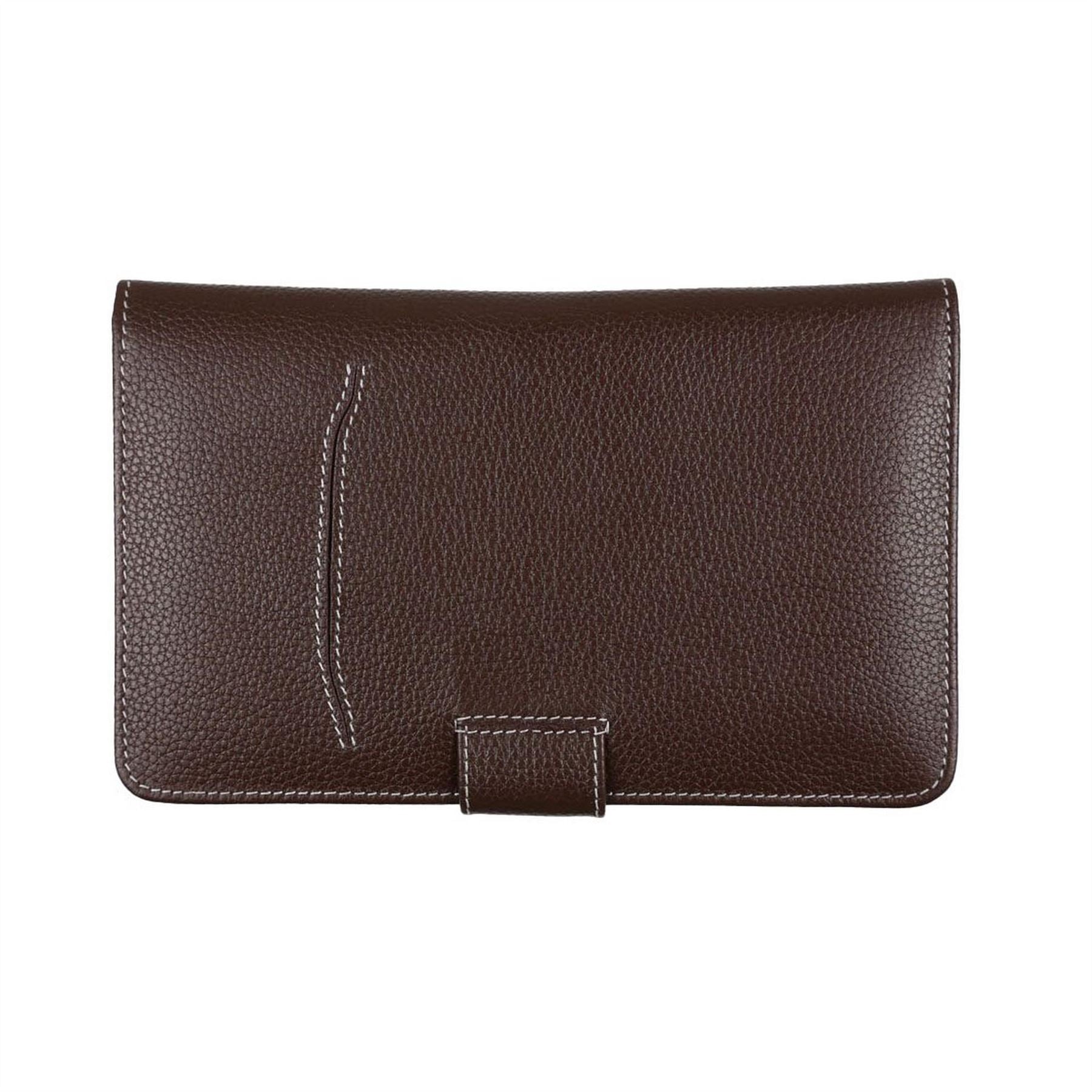 Luke Contrast Stitch Wallet with Logo