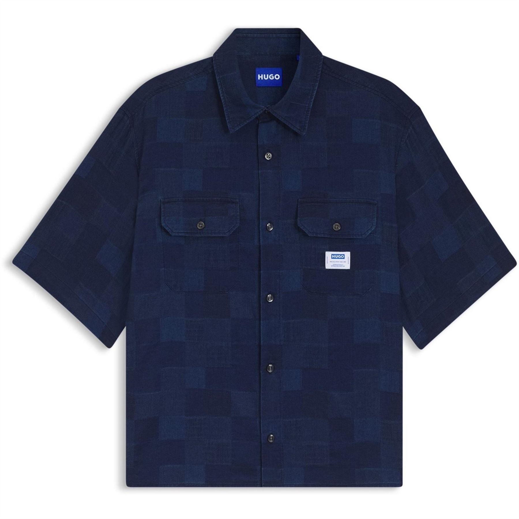 Hugo Short Sleeve Plain Shirt