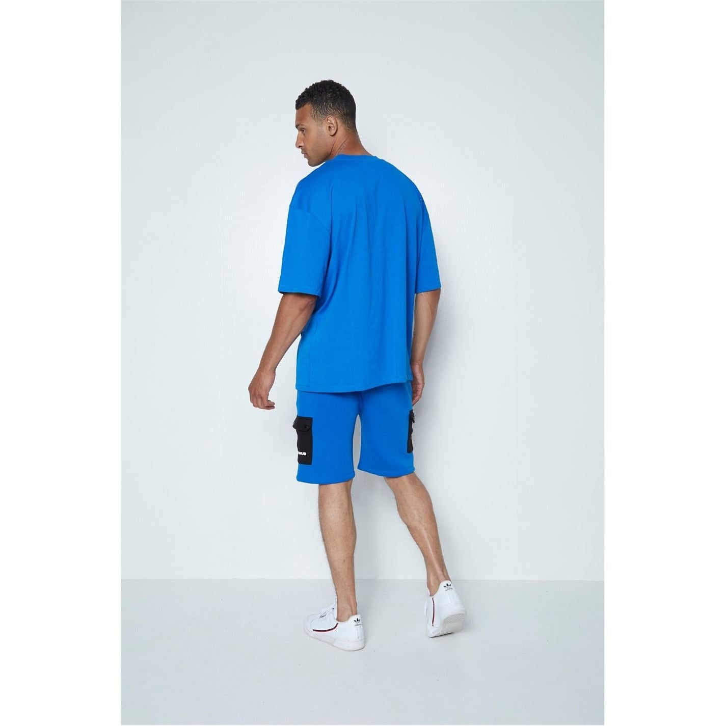 Hype Cargo Solid Patterned Shorts