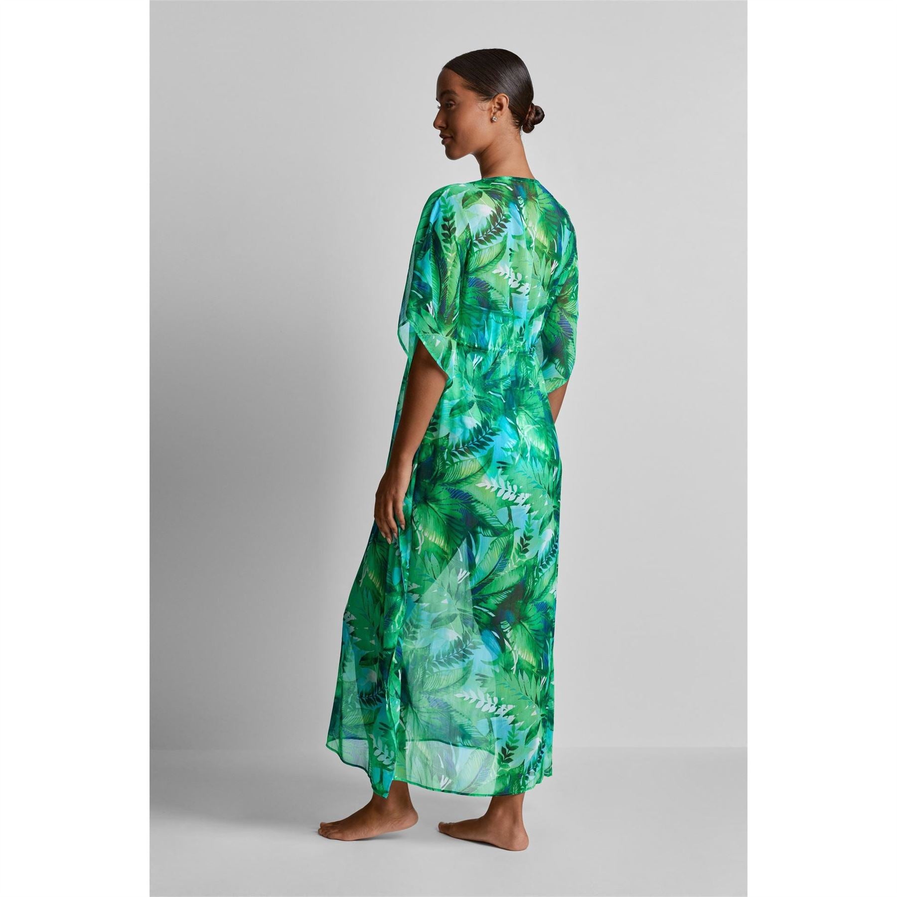 Lauren by Ralph Lauren Kaftan V-Neck Maxi Dress