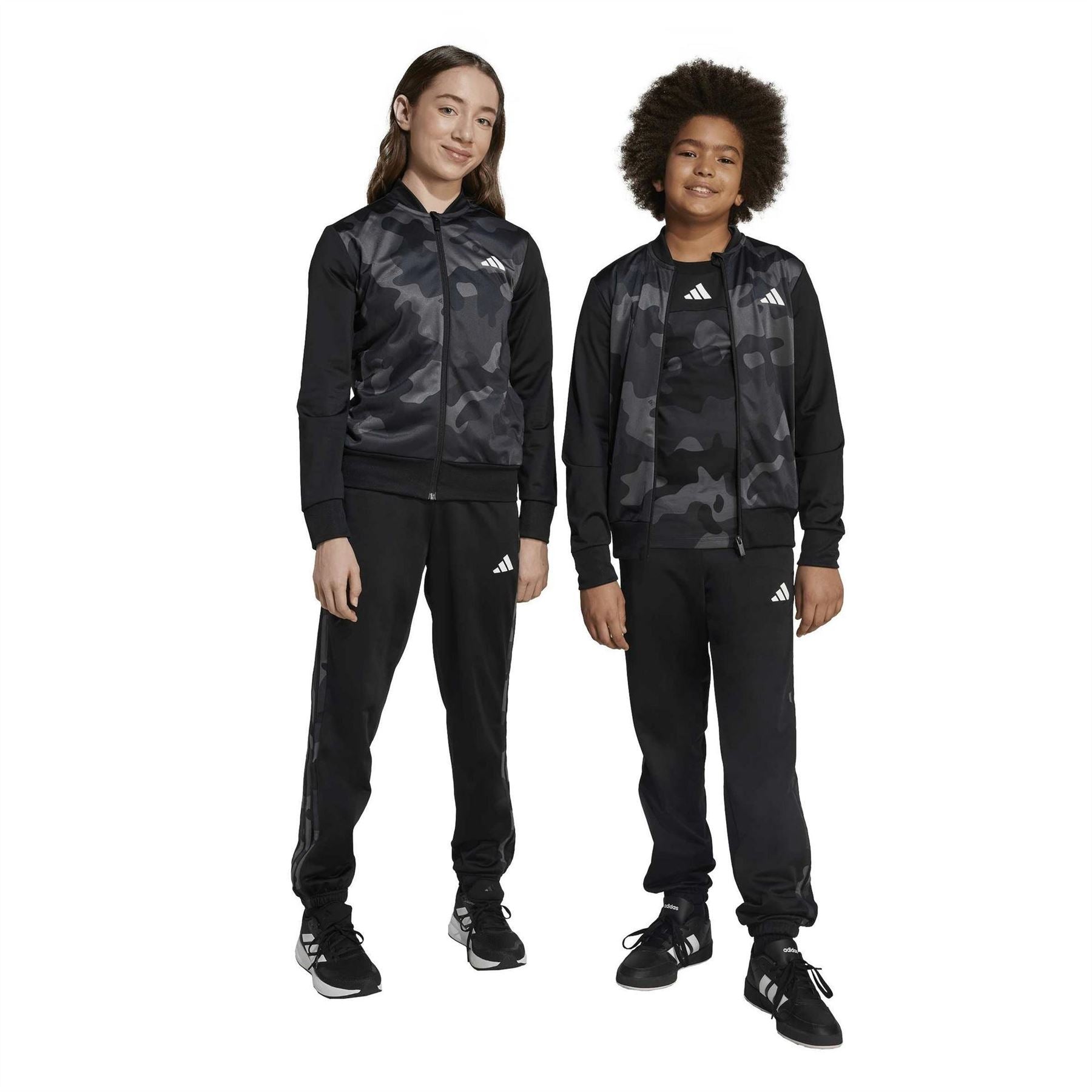 adidas Junior Seasonal Essential Camouflage Tracksuit