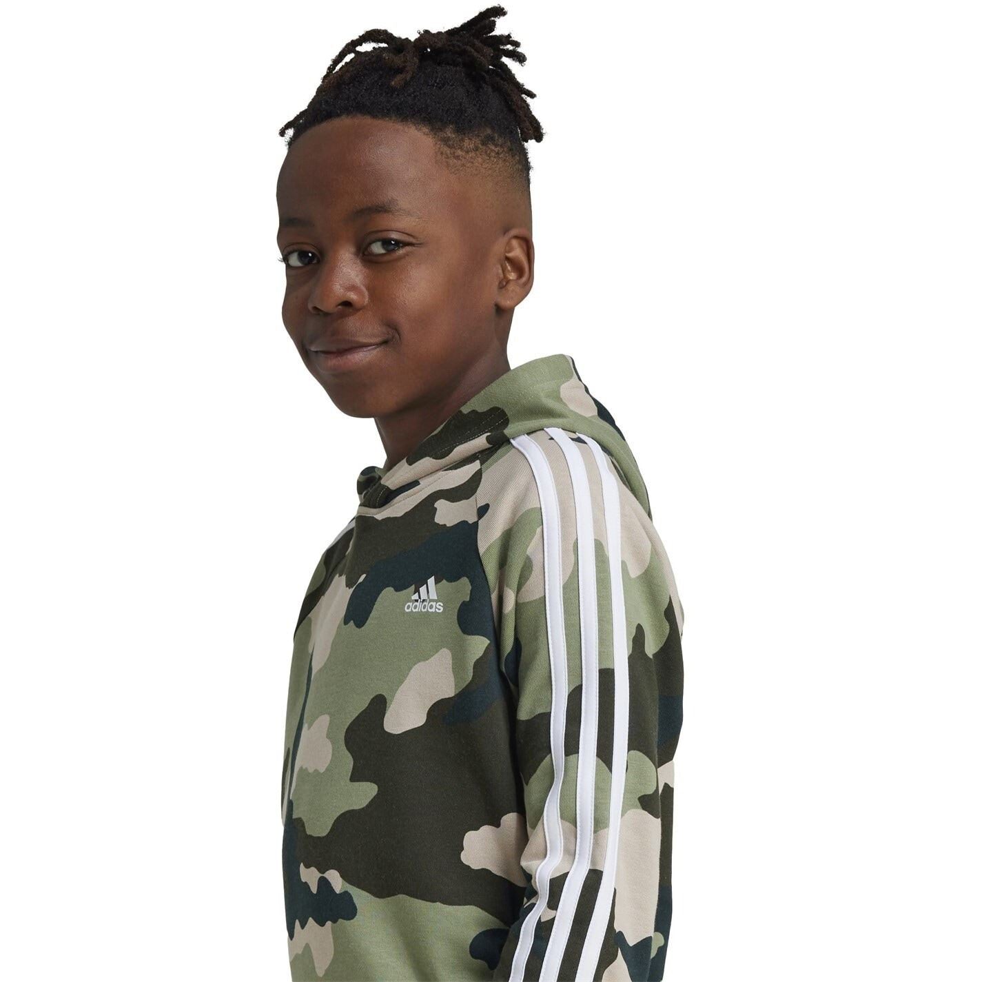 adidas Junior Camo Hoodie