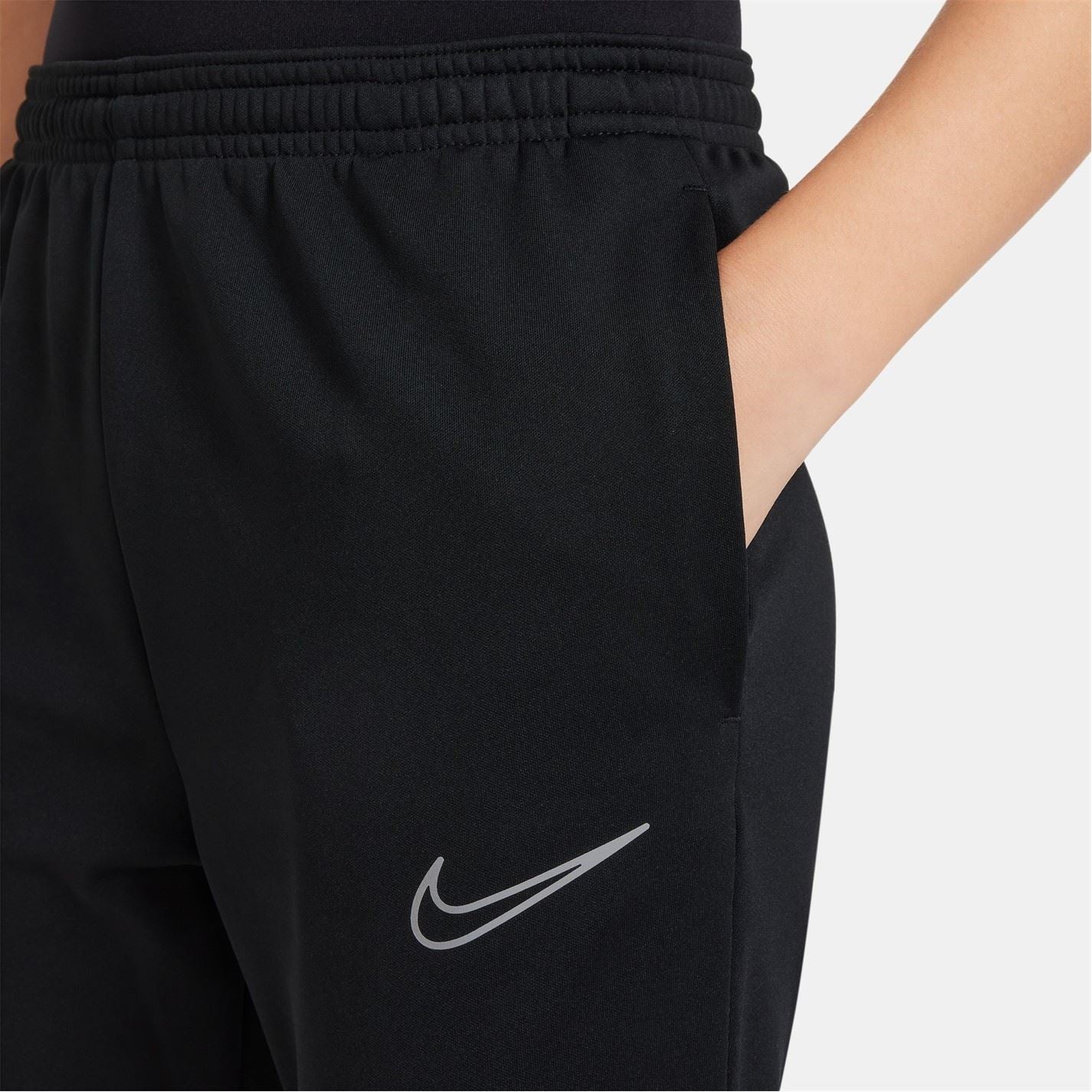 Nike Acad Solid Patterned Slim Track Pants