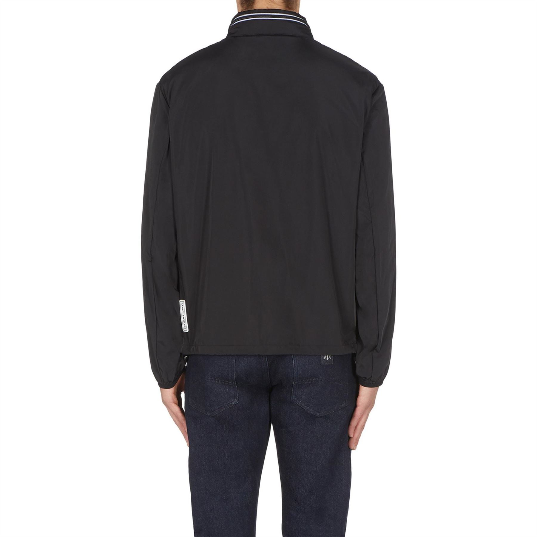 Armani Exchange Mens Exchange Patch Logo Jacket
