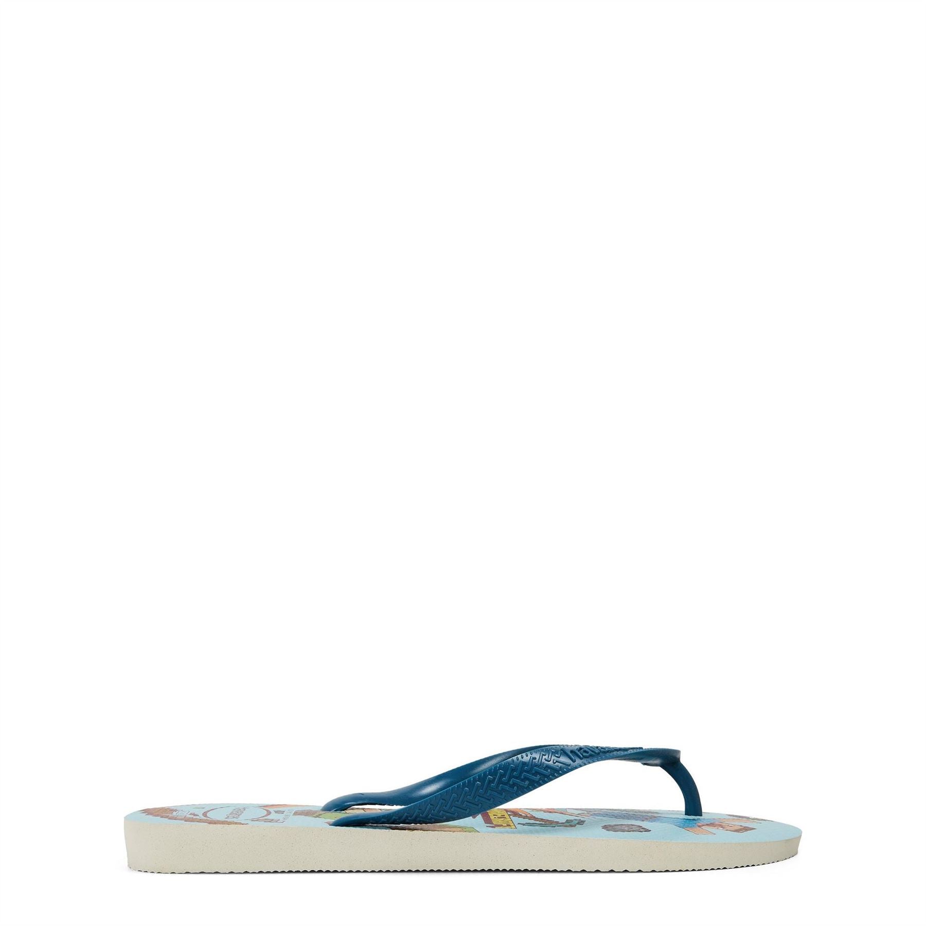 Havaianas Womens Hav. Kids Minecraft Beige 35 36 Flip Flops