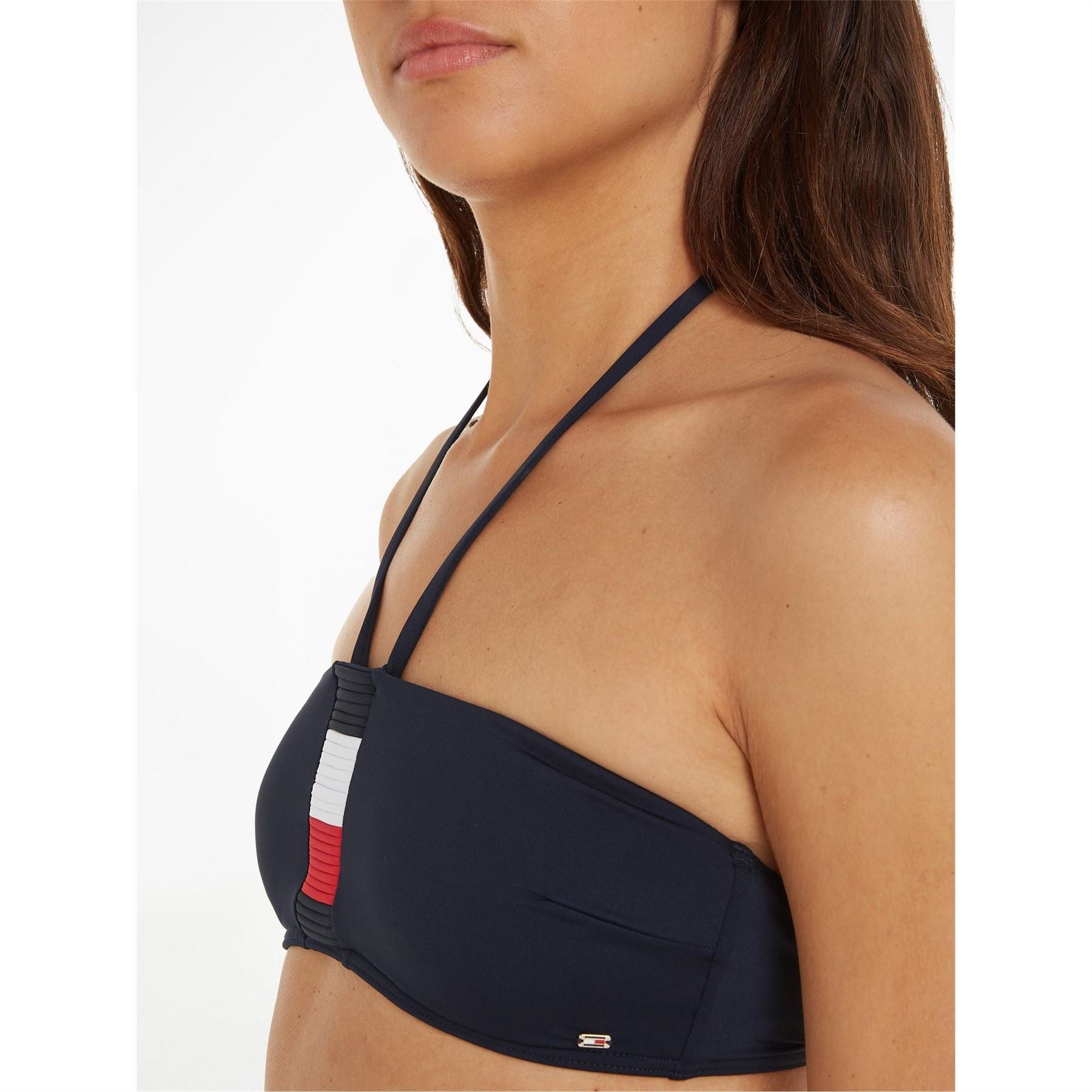 Tommy Hilfiger Elevated Global Stripe Bandeau Bikini